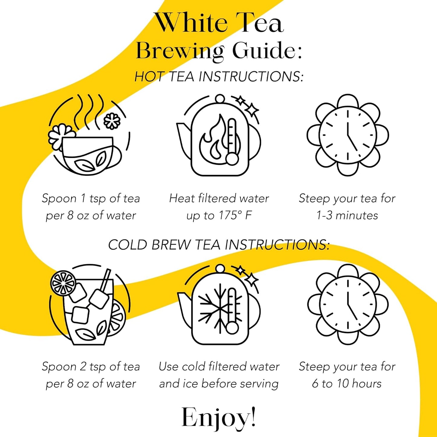 MyRoyalte Exquisite Jasmine Lychee White Tea Blend - 1.3 oz Fragrant White Tea Infused with Sweet Jasmine and Refreshing Lychee Flavors - 100% Natural Tea Gift For Tea Lovers