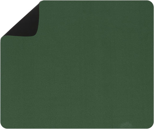 uxcell Silicone Mats for Kitchen Counter, 15.7" x 11.8" Non-Slip Countertop Protector Mat Heat Resistant Coffee Mat Waterproof Table Placemat, Dark Green