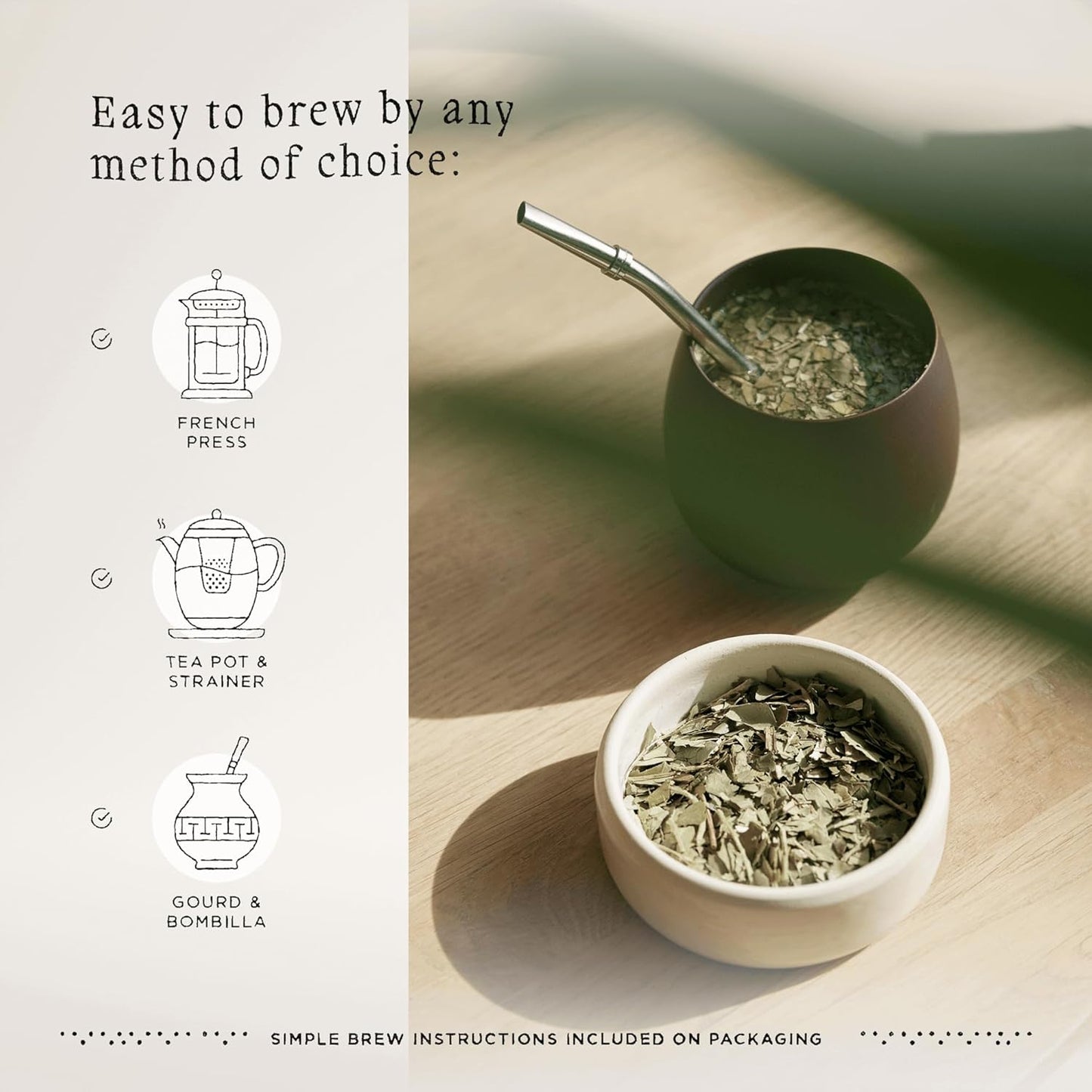 Katú Ka’a Yerba Mate Tea – 2-Pack (2 x 500g) – Organic Loose-Leaf, Air-Dried & Unroasted for Smooth Traditional Taste & Natural Energy – 1kg Total