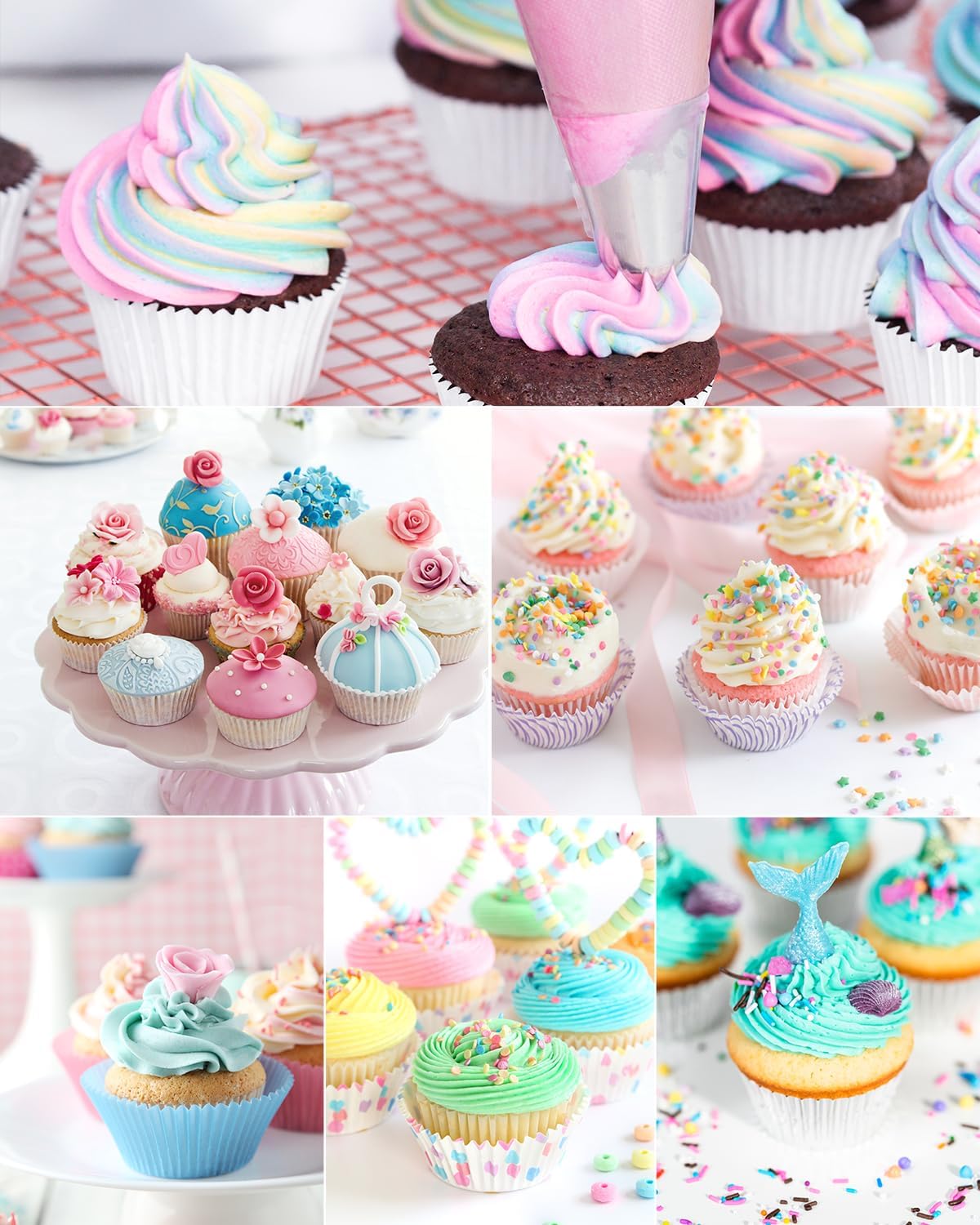 18/21/24 Inch Extra Large Piping Bags Disposable, 100 Pieces Icing Bags, Tipless Piping Bags, Thickened Pastry Bags, Non-Slip & Anti-Burst, Frosting Piping Bags for Cakes Cookies Decoration