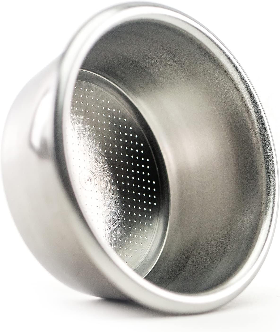 Crema Coffee Products 54mm Filter Basket | Double Shot Non-Pressurized Stainless Steel Basket | Compatible with Breville 54mm Portafilters | Precise Tapered Profile for Consistent Espresso Shots