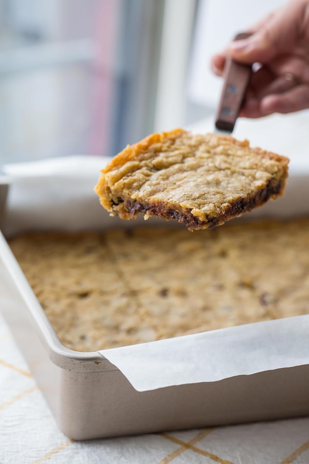 LillyBean Gluten Free Gooey Blondie Mix with No Artificial Colors - Dairy and Soy Free, Vegan - Makes Delicious Desserts - Skillet Cookies, Breakfast Bars, Cake Pops - 18 oz