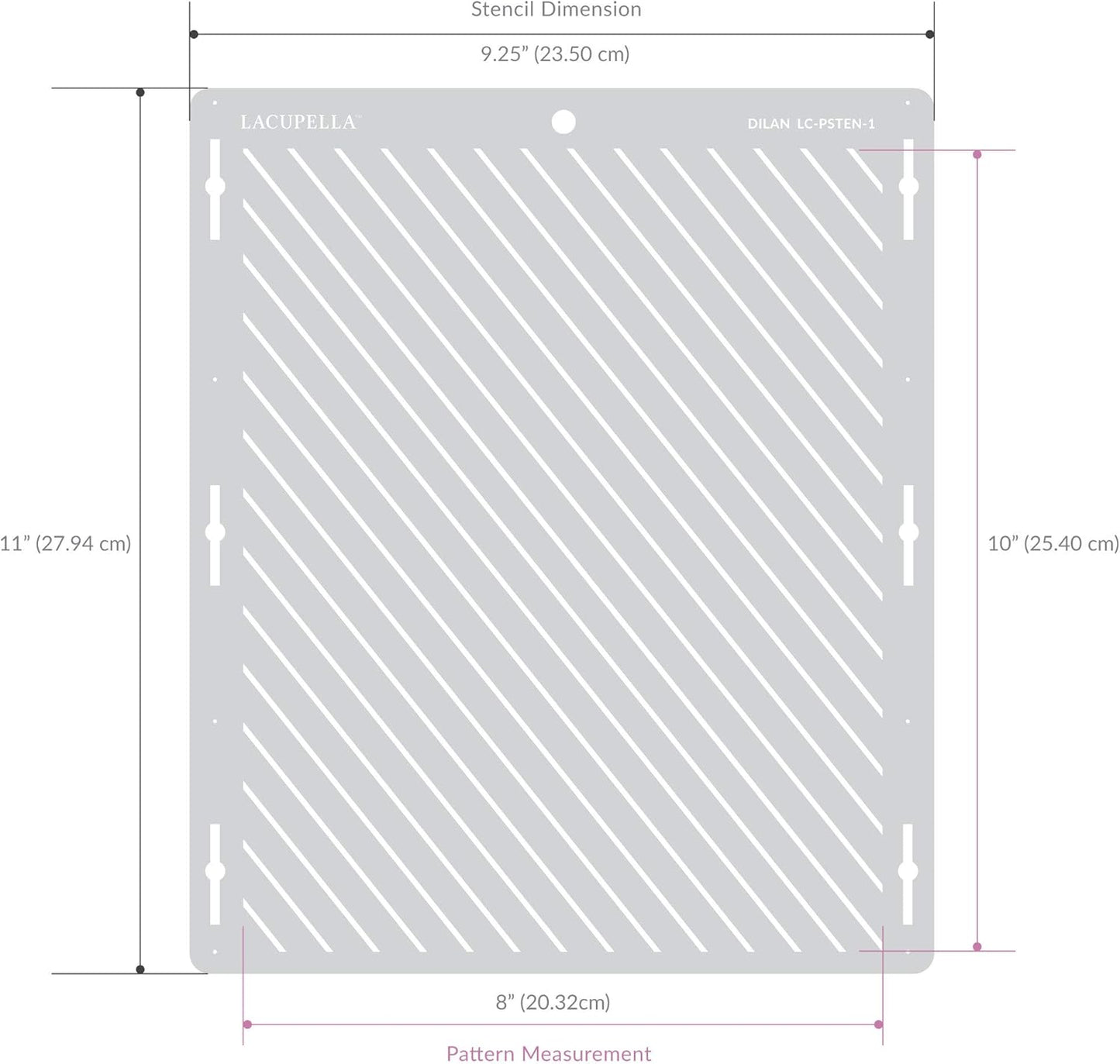 Royalty Lily Flower Large Cale Decorating Stencil (Fleurdelis)