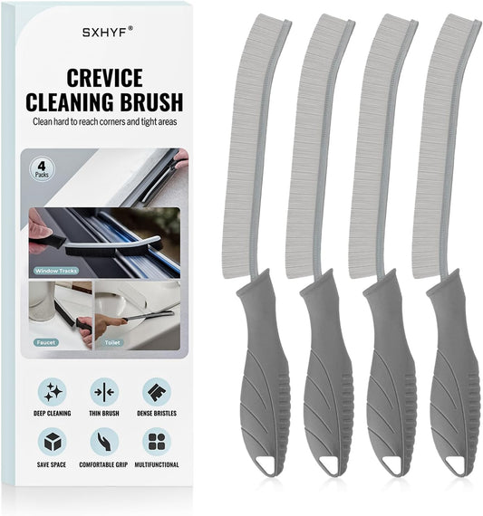 SXhyf Cleaning Brush - Hard Bristle Crevice Cleaning Brush, Multifunctional Gap Scrub Brush, Kitchen Essentials, Bathroom Cleaner Tools for Household Use, Home, Window, Toilet, Stove