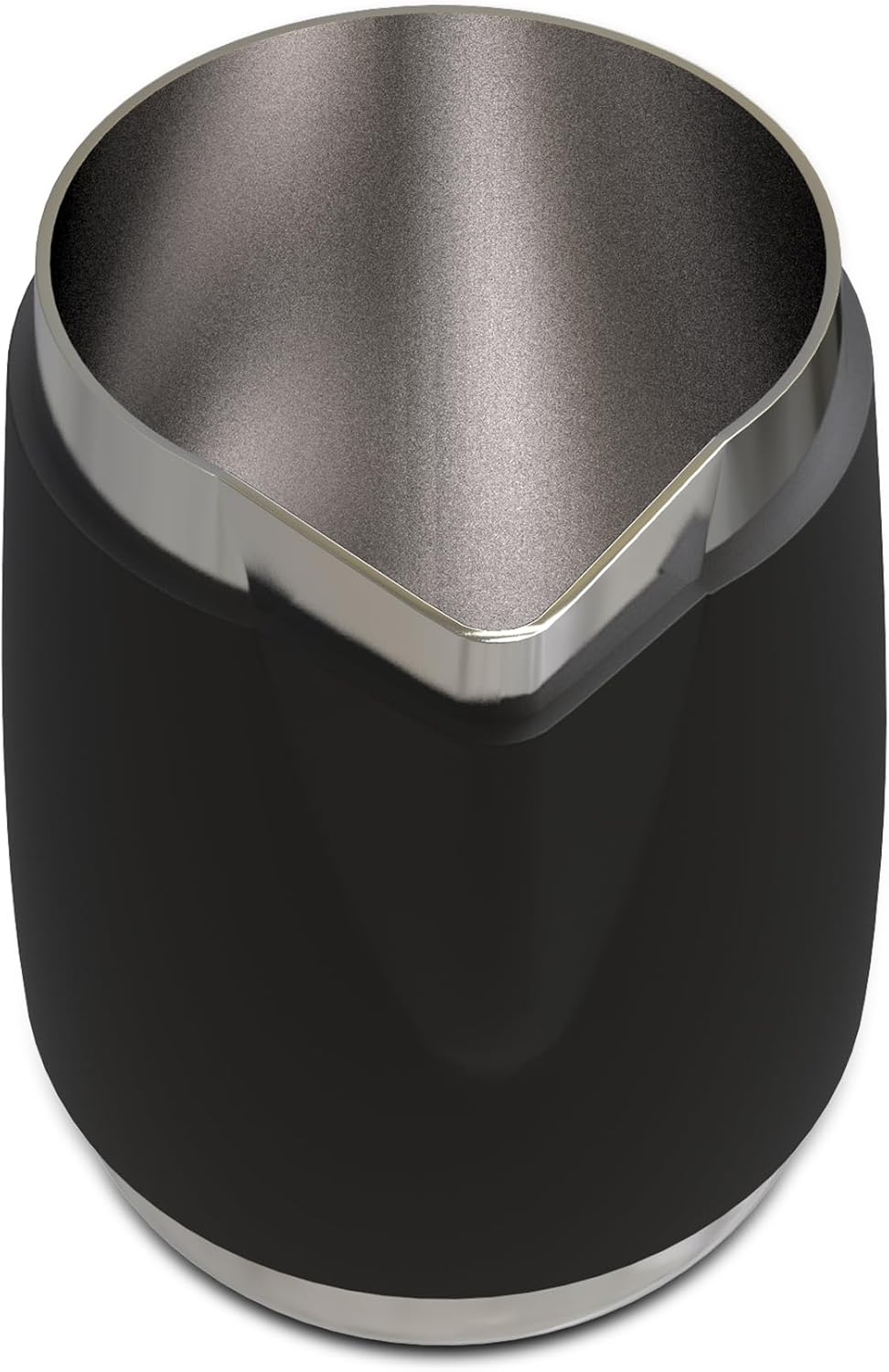 Rattleware Handle Free Stainless Steel Macchiato Pitcher - Perfect For Home, Cafe, Restaurant, Hotel, Office, Or Commercial Use - Steaming And Frothing Pitcher (12 Oz)