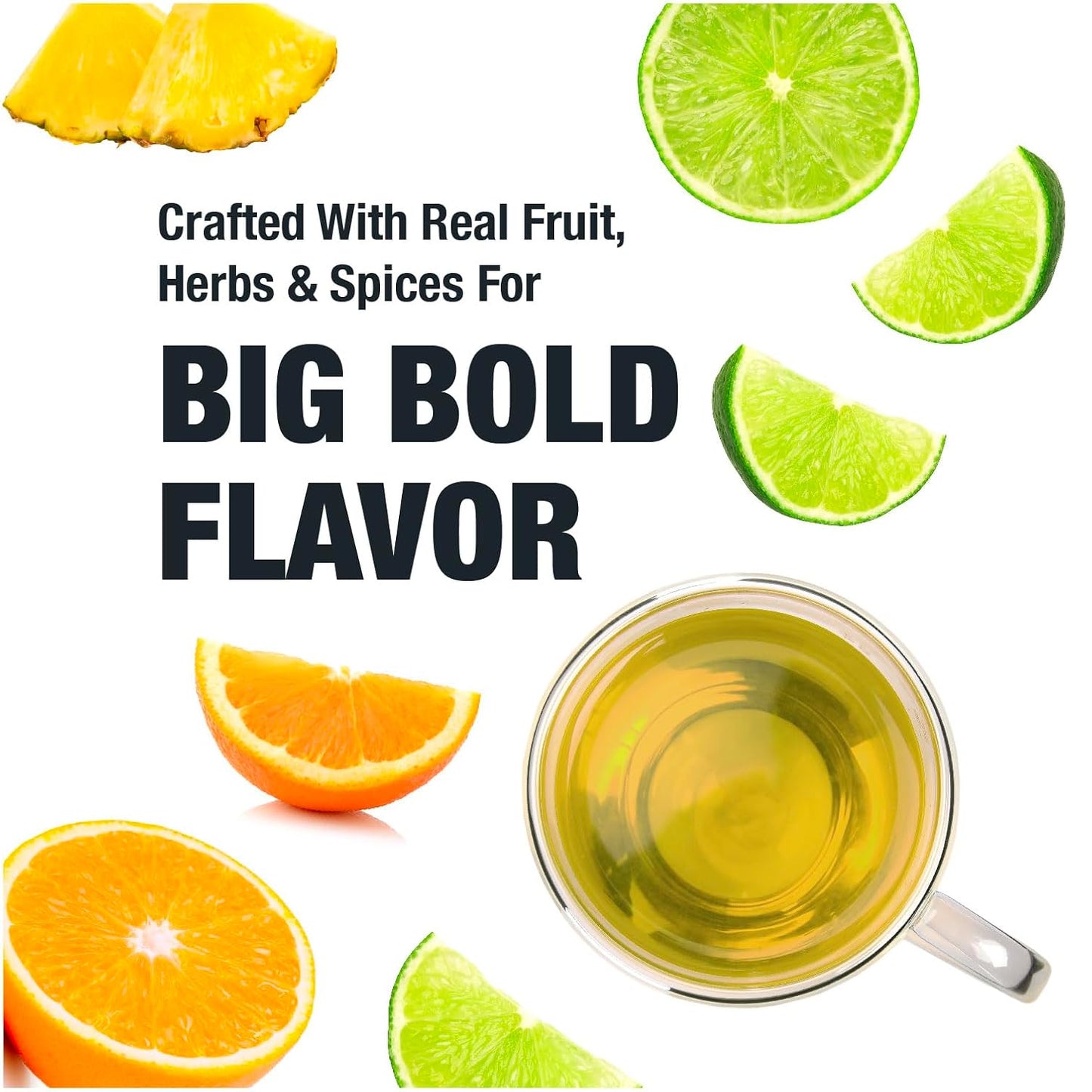 Tiesta Tea - Limeade Livin, Loose Leaf, Sweet Lime Herbal Tea, Premium Non-Caffeinated Blend, Make Hot or Iced, Brews Up to 200 Cups, 16 oz Resealable Bulk Pouch