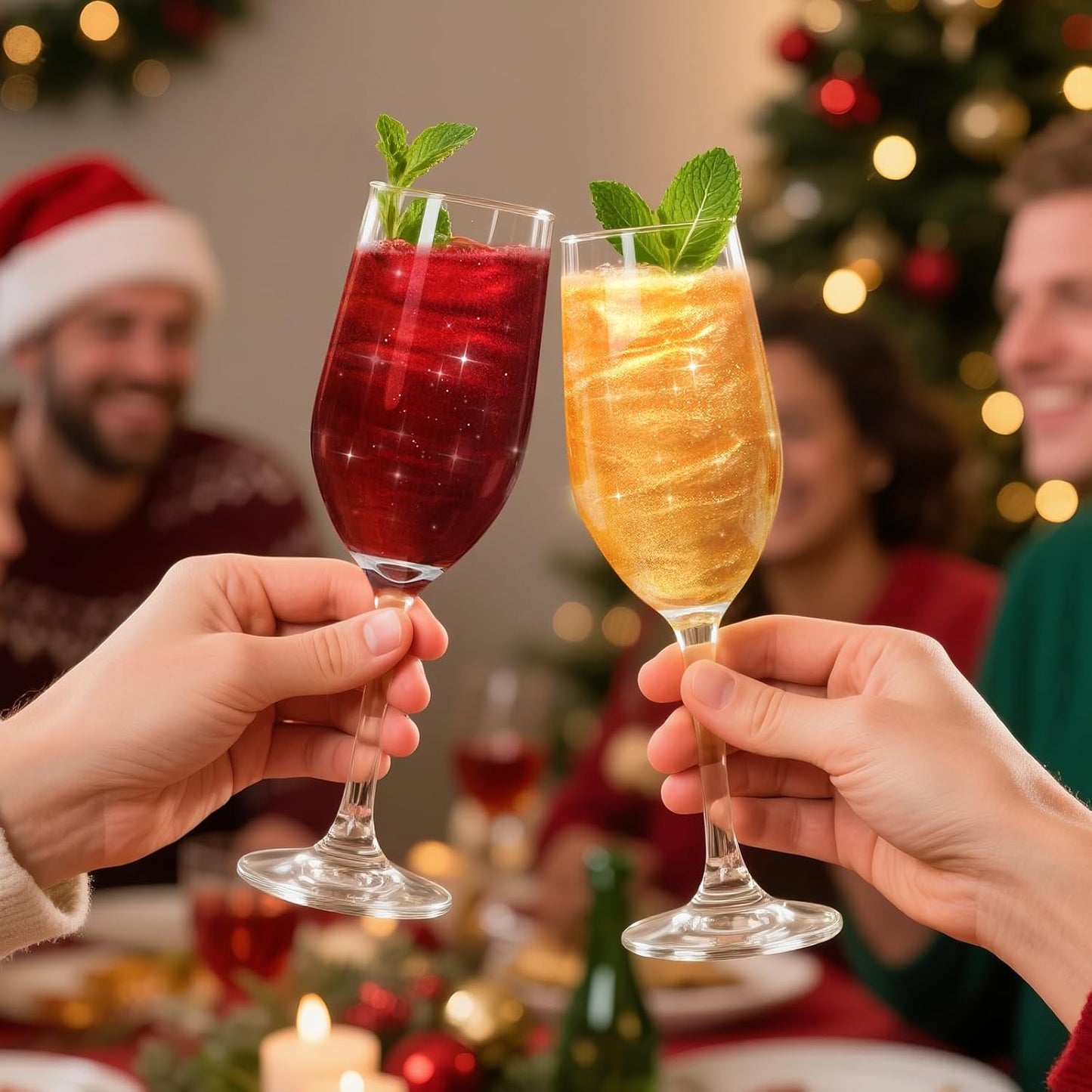 Edible Glitter for Drinks, 3 Colors Luster Dust Edible Set, 5g Food Grade Drink Glitter for Cakes Cookies Drinks Chocolate Decoration