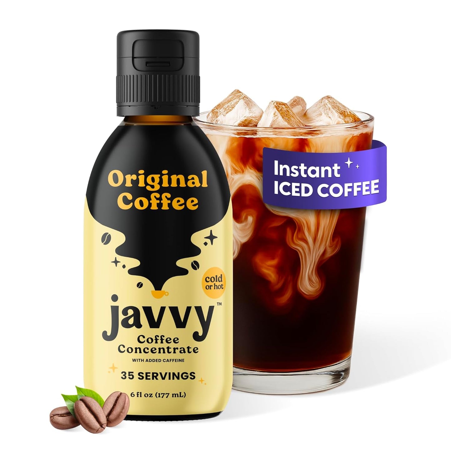 Coffee Concentrate - Cold Brew Coffee, Perfect for Hot or Iced Instant Coffees, Hot Drinks, Cold Brew Concentrate, 35 Servings