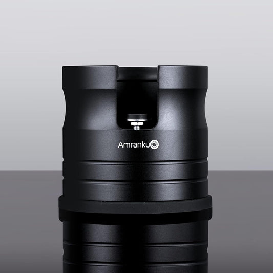 Coffee Portafilter Holder| Espresso Tamper Stand| Aluminum Alloy Espresso Holder| With Non-slip Base| Fits 54mm Espresso Machines Portafilter | (54mm, Black)