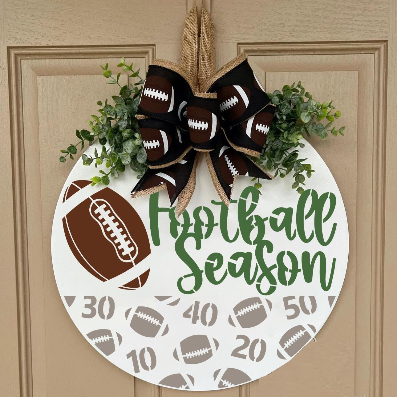 Fall Stencils 12” Hello Pumpkin Stencil Thanksgiving Stencils Autumn Gather Happy Harvest Drawing Templates for Painting on Wood Sign Doormats Door Hanger Pillow Cover