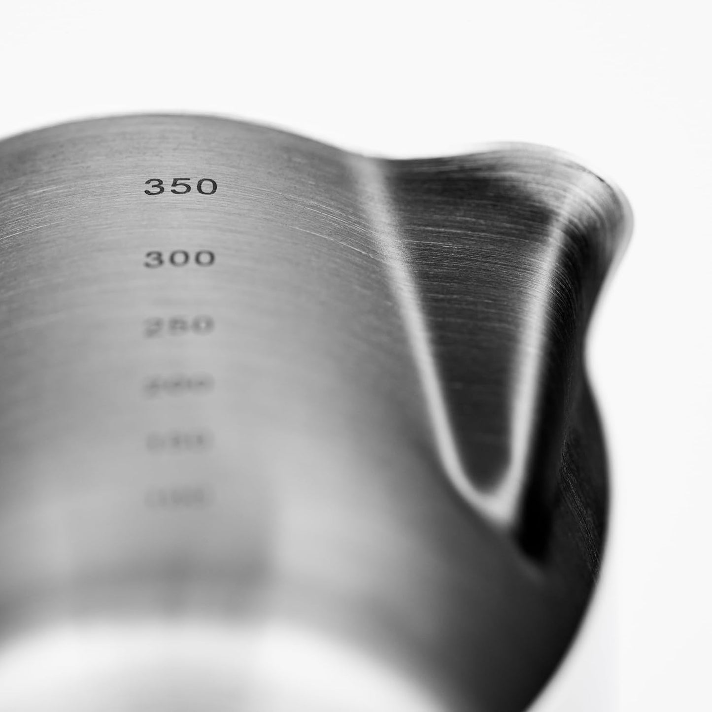 Milk Pitcher – 400ml Polished Stainless Steel, Precision Spout & Handle Alignment, Internal Measurement Markings, Premium 304 Stainless Steel Milk Steaming Pitcher for Latte Art
