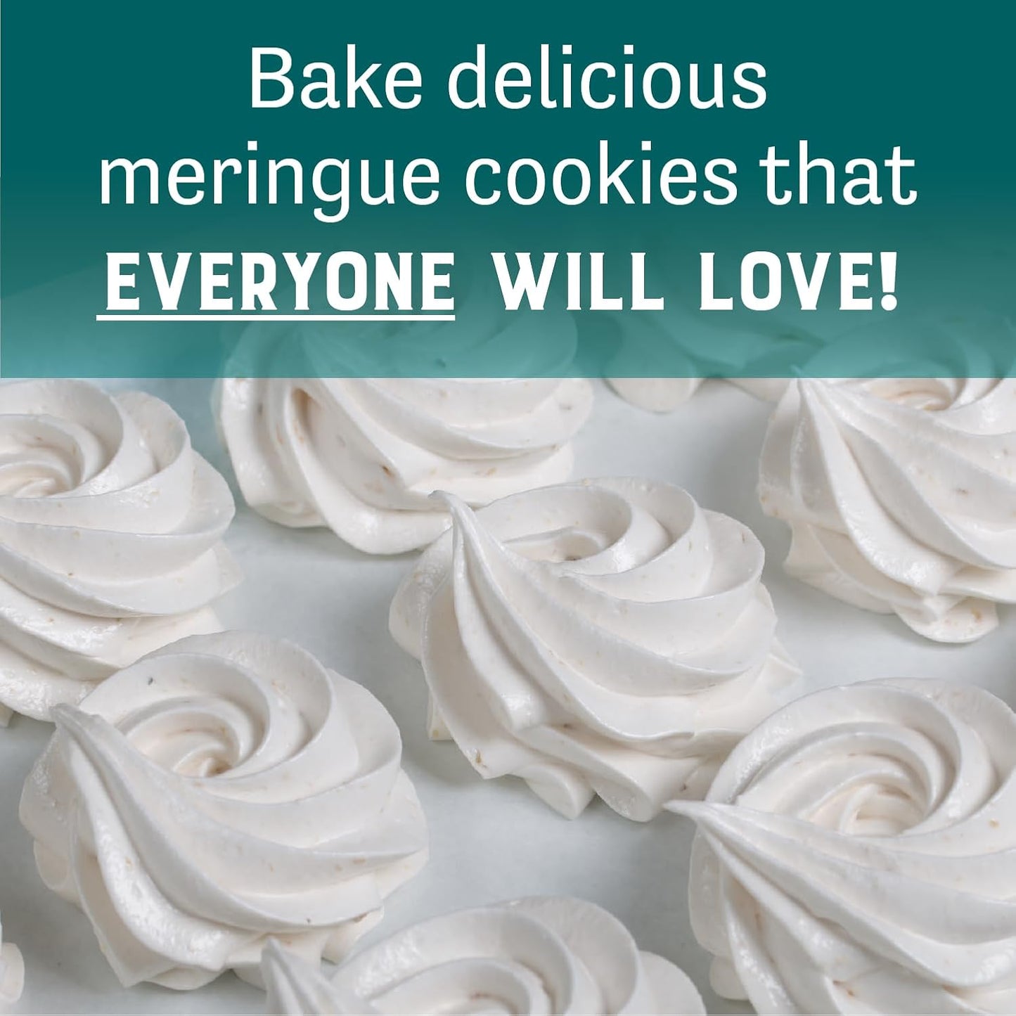 Judee’s Complete Meringue Powder Mix 1.5 lb (24oz) - Great for Baking and Decorating - No Preservatives - Gluten-Free and Nut-Free - Make Meringue Cookies, Pies, Frosting, and Royal Icing