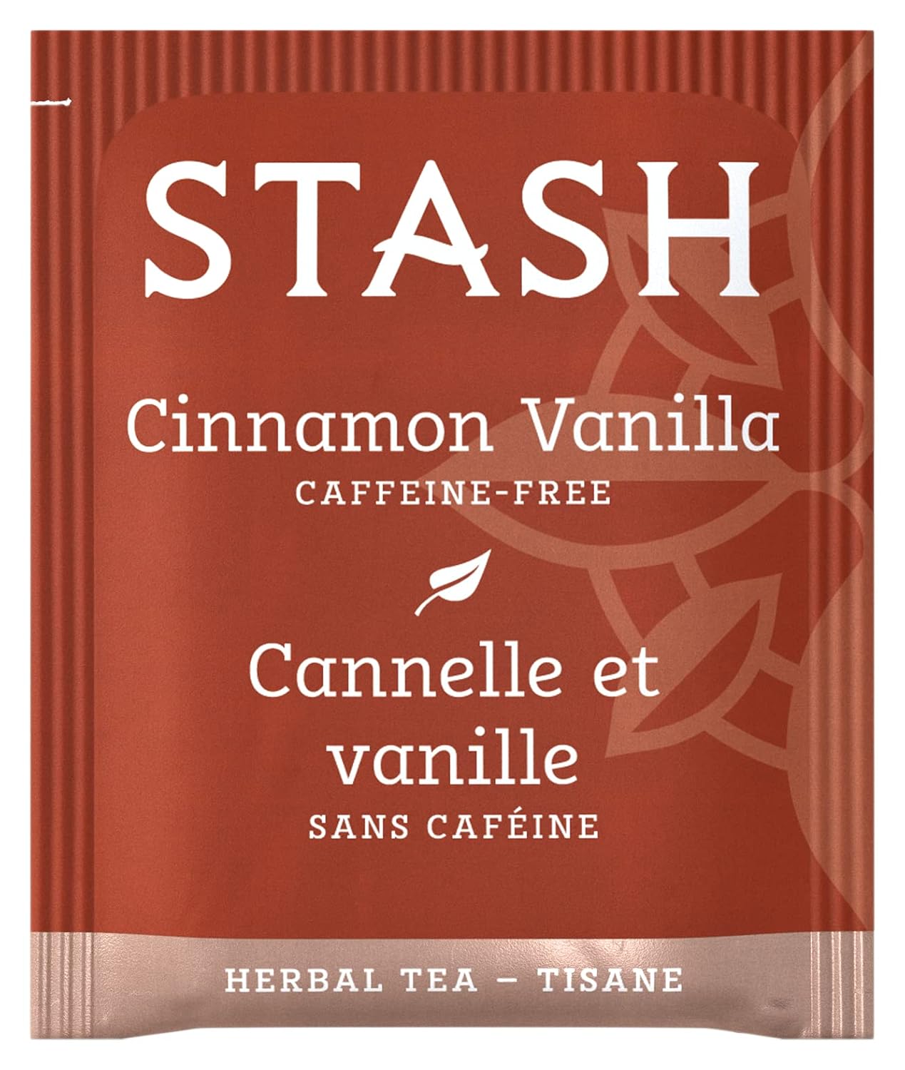 Stash Tea Cinnamon Vanilla Herbal Tea - Naturally Caffeine Free, Non-GMO Project Verified Premium Tea with No Artificial Ingredients, 18 Count (Pack of 6) - 108 Bags Total