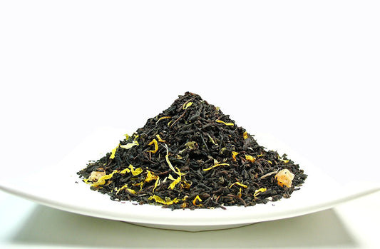 Peach Apricot Iced Tea, Ceylon Black Loose Leaf Tea blended with the essence of Apricot and Peach – 1 LB Bag