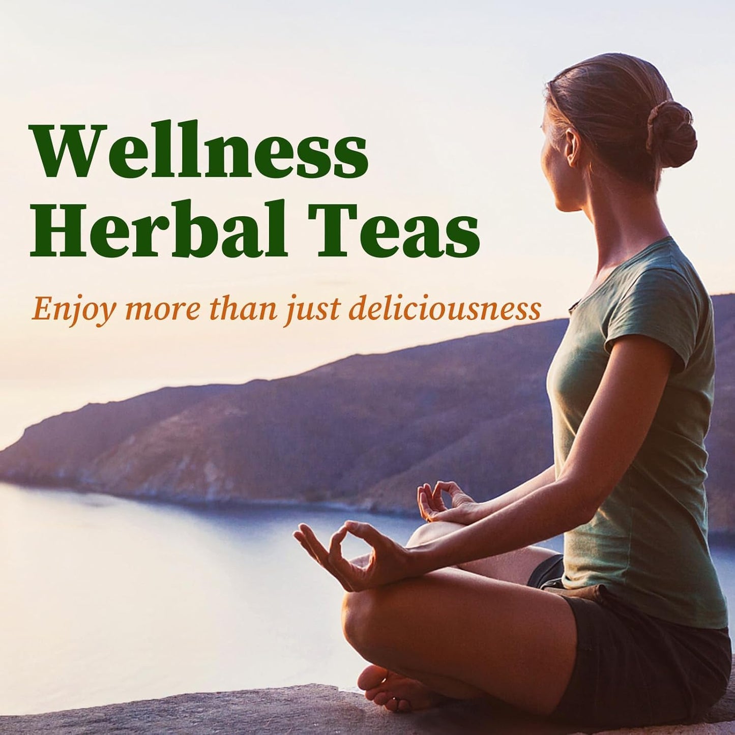 FullChea - Spearmint Tea Bags, 40 Teabags, 1.5g/bag - Premium Spearmint Leaves - Non-GMO - Caffeine-free - High in Antioxidant & Support Digestion