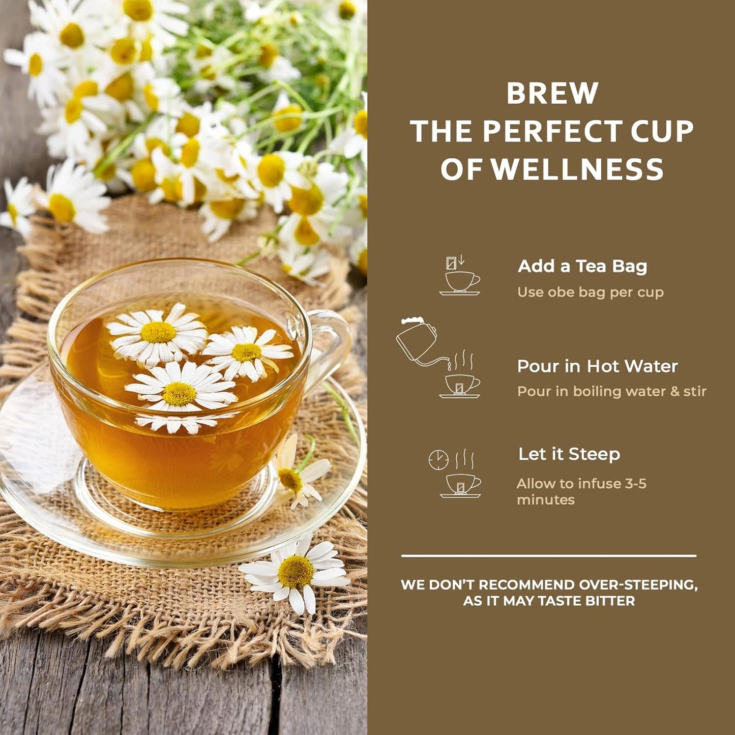 Life Plus Style Gourmet Pagoda Garden Chamomile Honey Green Tea Organic Herbal Green Caffeinated Hot or Iced Natural Sweet Honey Sleep Relax Antioxidants Wellness Support 60 Tea Bags