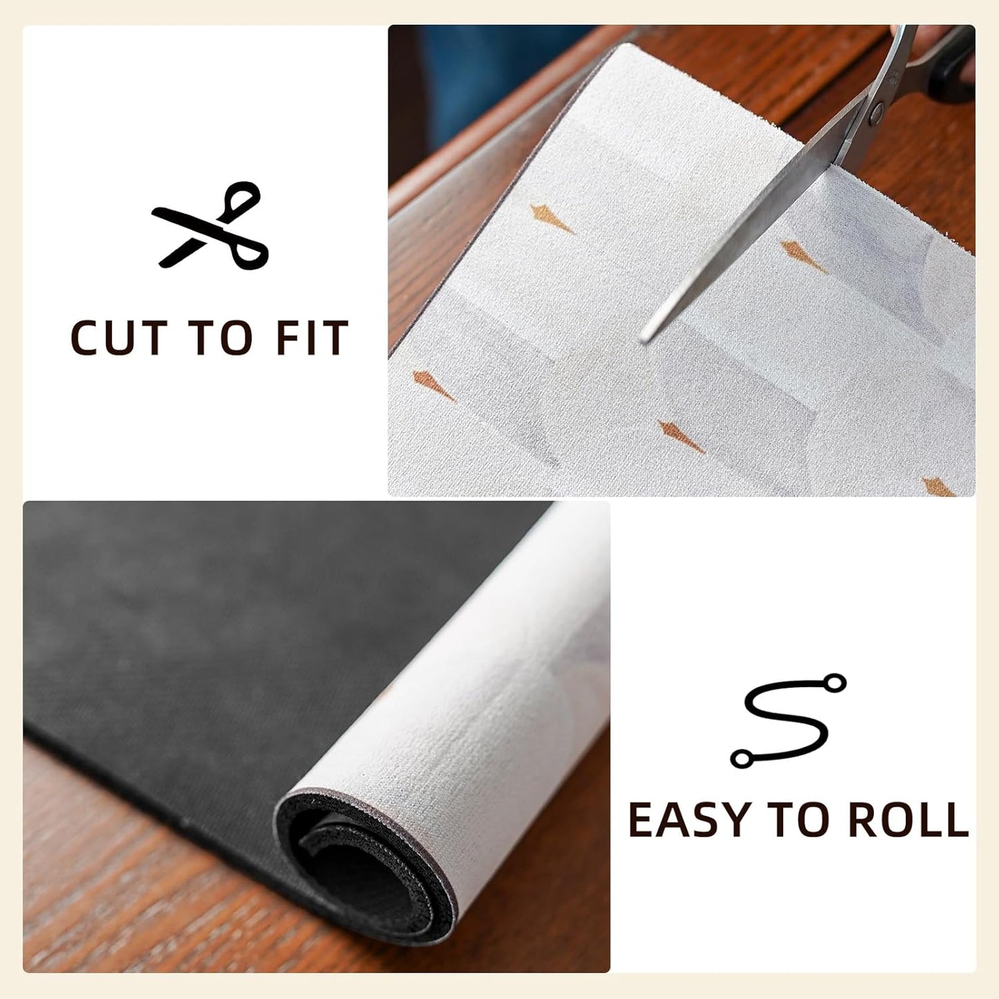 Dish Drying Mat, Diatomaceous Earth Soft Coffee Mat, Absorbent Silicone Dish Drying Mat for Kitchen Counter or Sink for Kitchen Bathroom Coffee Bar (Sector Geometry, 12 x 16 Inches)