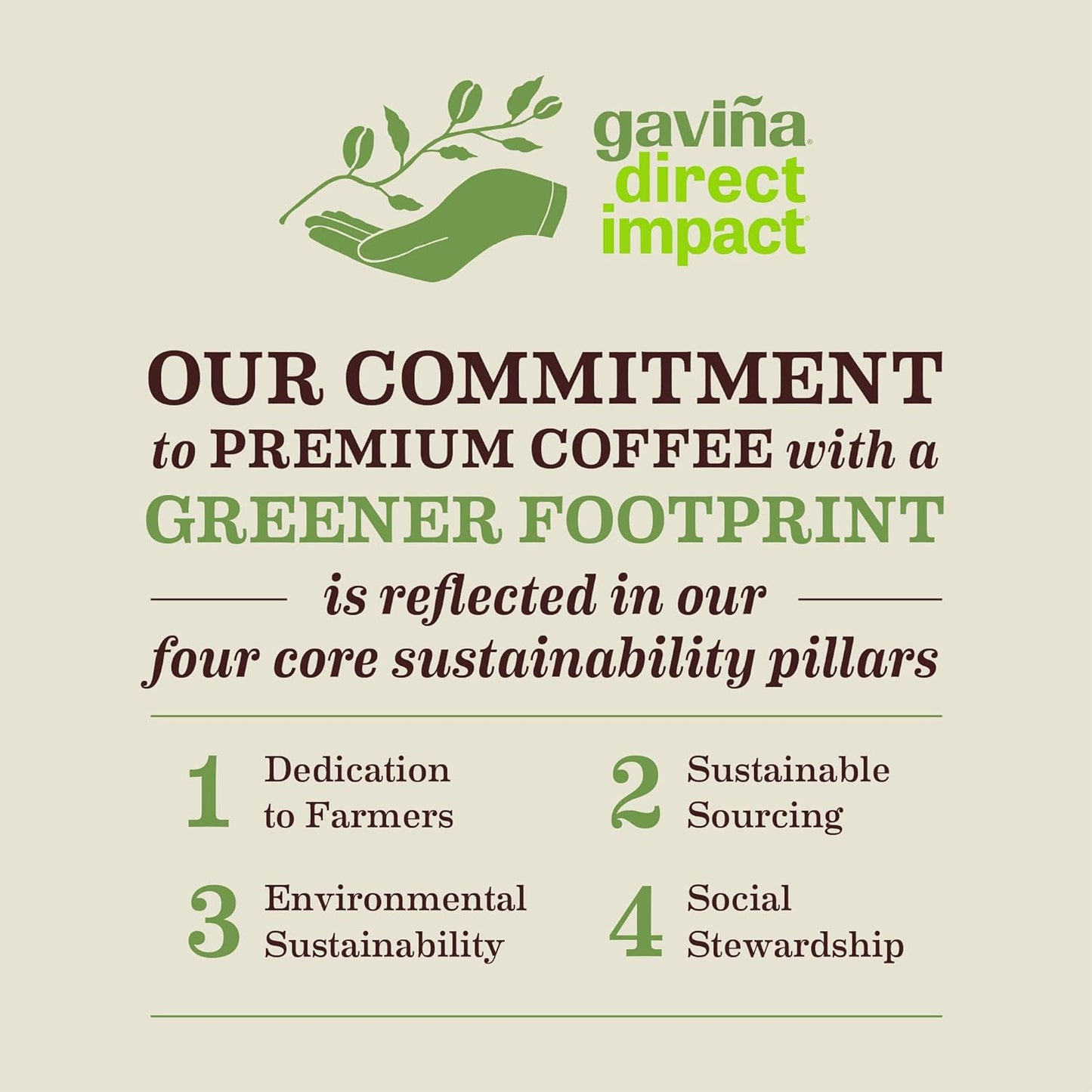 Café Gaviña Espresso, Whole Bean Dark Roast Coffee, 32 oz Bag