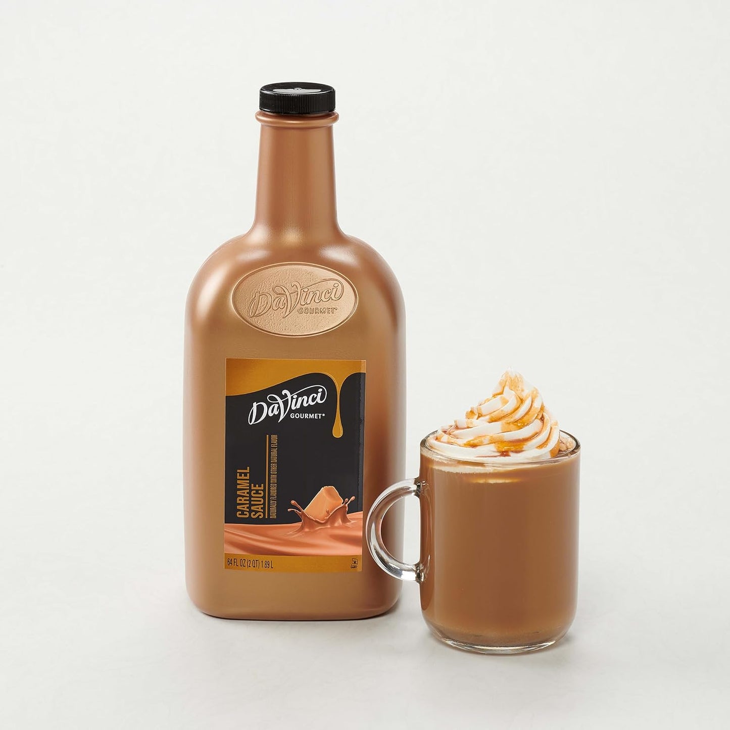 DaVinci Gourmet Sugar Free Caramel Sauce, 64 Fluid Ounces (Pack of 1)