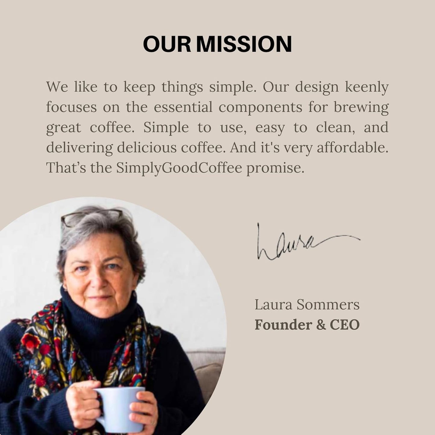 SimplyGoodCoffee Coffee Maker / Coffee Machine. 8 Cup Automatic Drip Pour Over Coffee Brewer. Easy To Use, Gold Cup Standard. Black/Stainless Steel