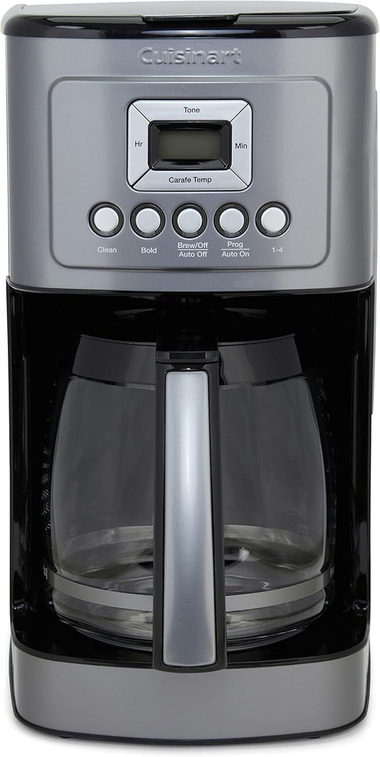 Cuisinart Coffee Maker, 14-Cup Glass Carafe, Fully Automatic for Brew Strength Control & 1-4 Cup Setting, Stainless Steel, DCC-3200GMP1, Gunmetal