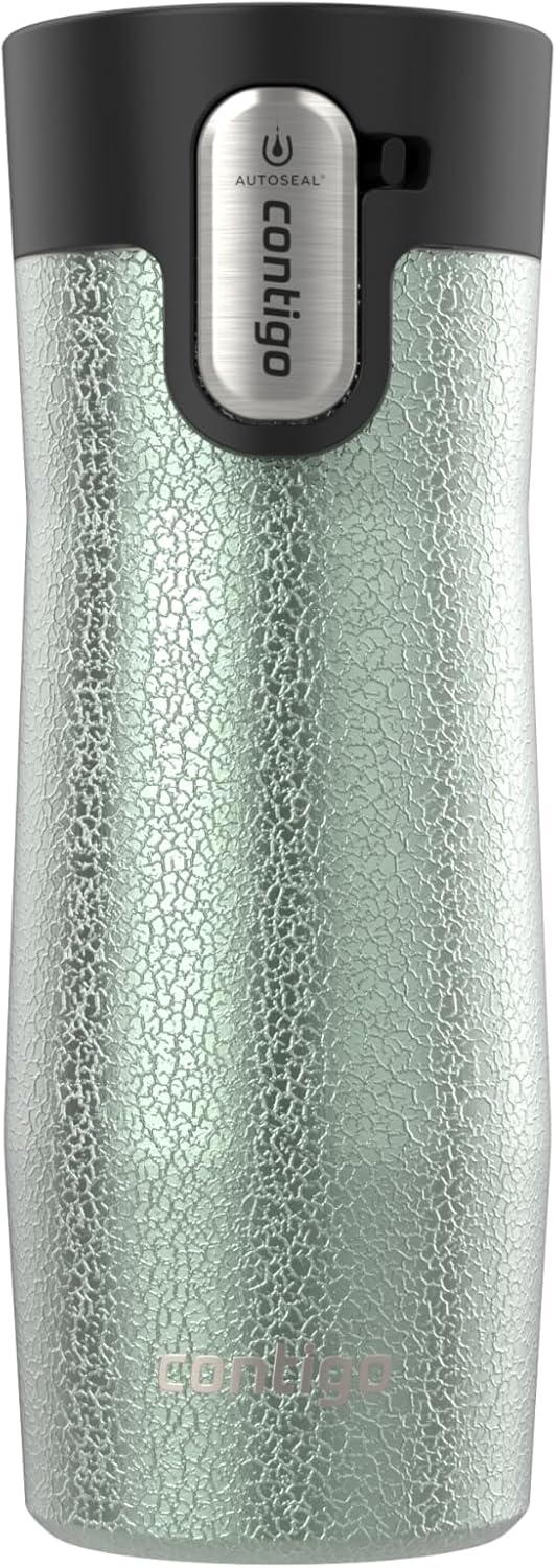 Contigo AUTOSEAL West Loop Vacuum-Insulated Stainless Steel Travel Mug with Easy-Clean Lid 16 oz