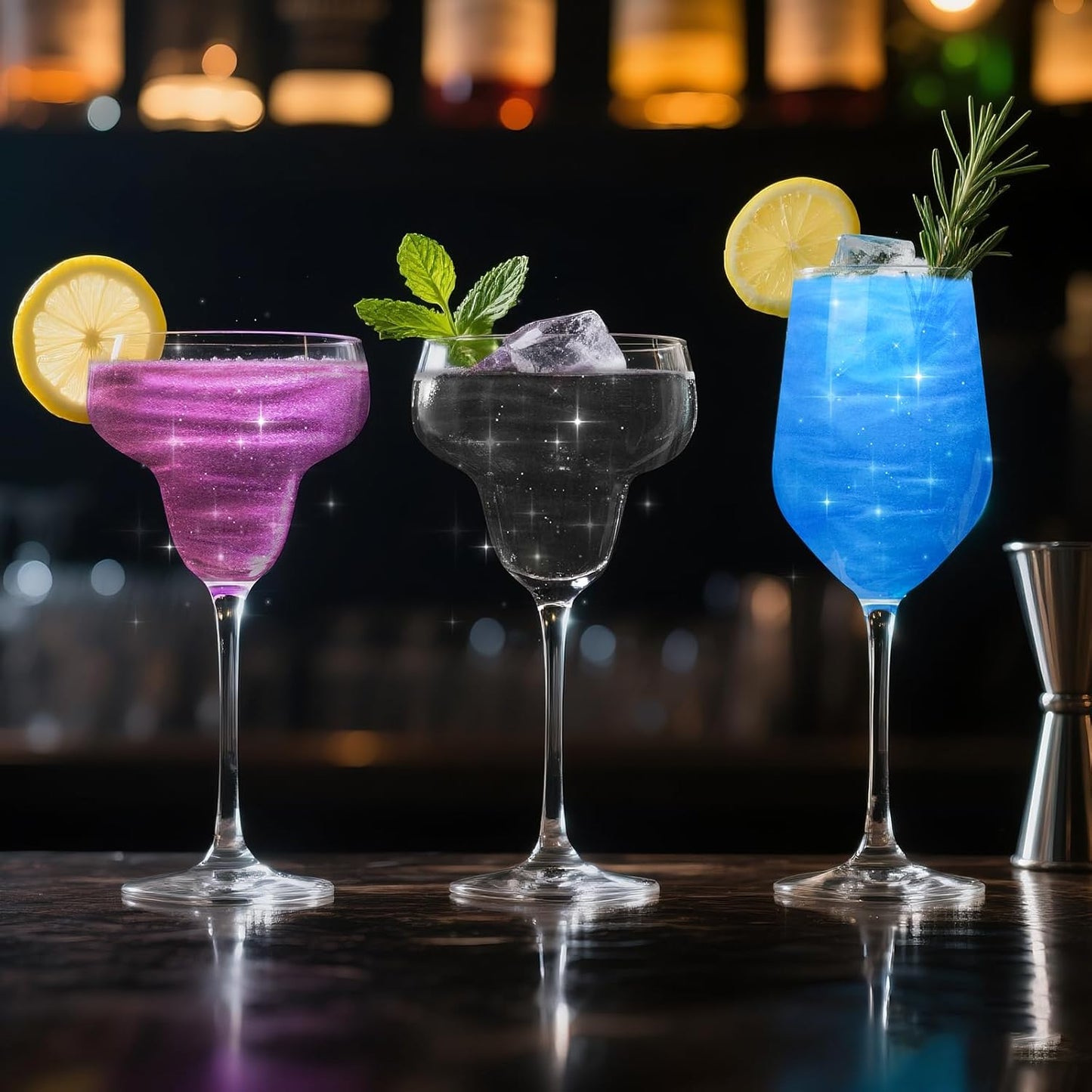 Edible Glitter for Drinks, 3 Colors Luster Dust Edible Set, 5g Food Grade Drink Glitter for Cakes Cookies Drinks Chocolate Decoration