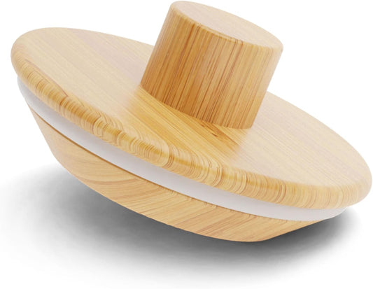 HEXNUB – Bamboo Lid for Chemex Coffee Maker, Heat-Retaining Chemex Cover and Warmer, Fits Bodum, Cosori Pour Over Coffee Makers