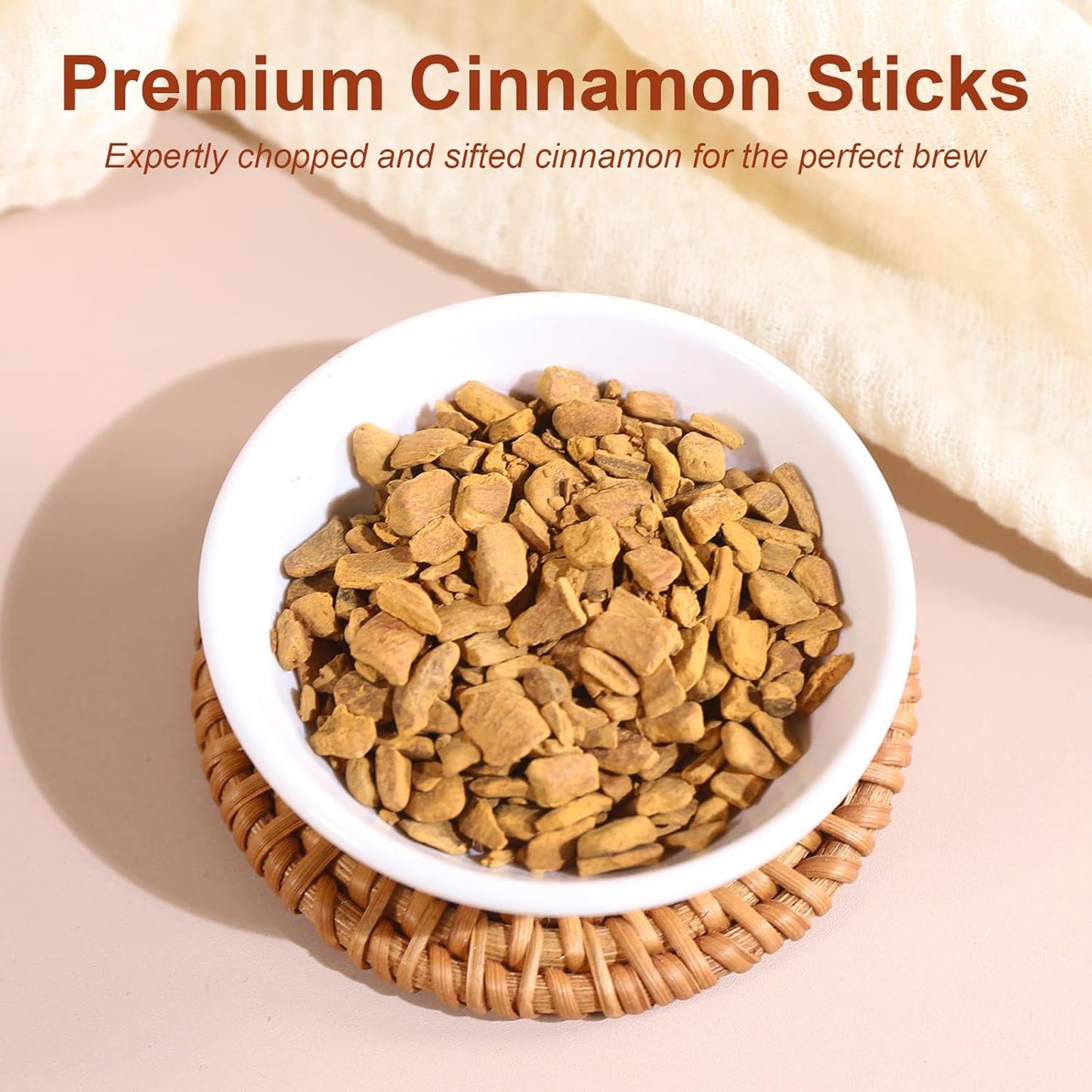 TEARELAE - Cinnamon Tea, 40 Count - Pure Cinnamon Sticks Tea Bags - Hot Cinnamon Spice Tea - Rich in Antioxidants - Non-GMO - Caffeine-Free