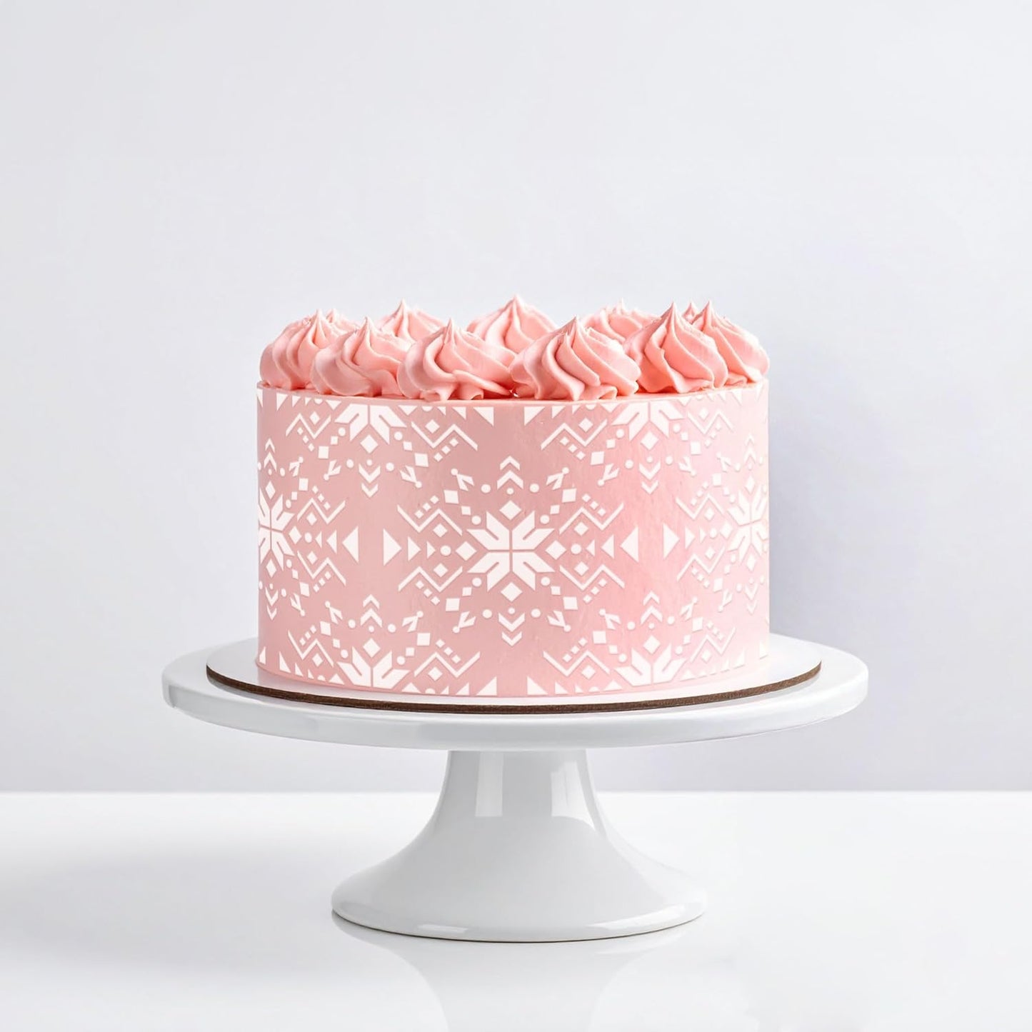 Long Border Cake Stencil, 4" x 12.75" (JAAD)