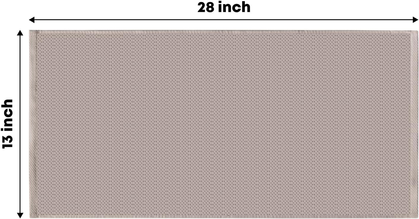 Artoid Mode 100% Cotton Brown Waffle Weave Kitchen Dish Cloths, 13x28 Inch Ultra Soft Absorbent Quick Drying Kitchen Dish Towels Set of 4