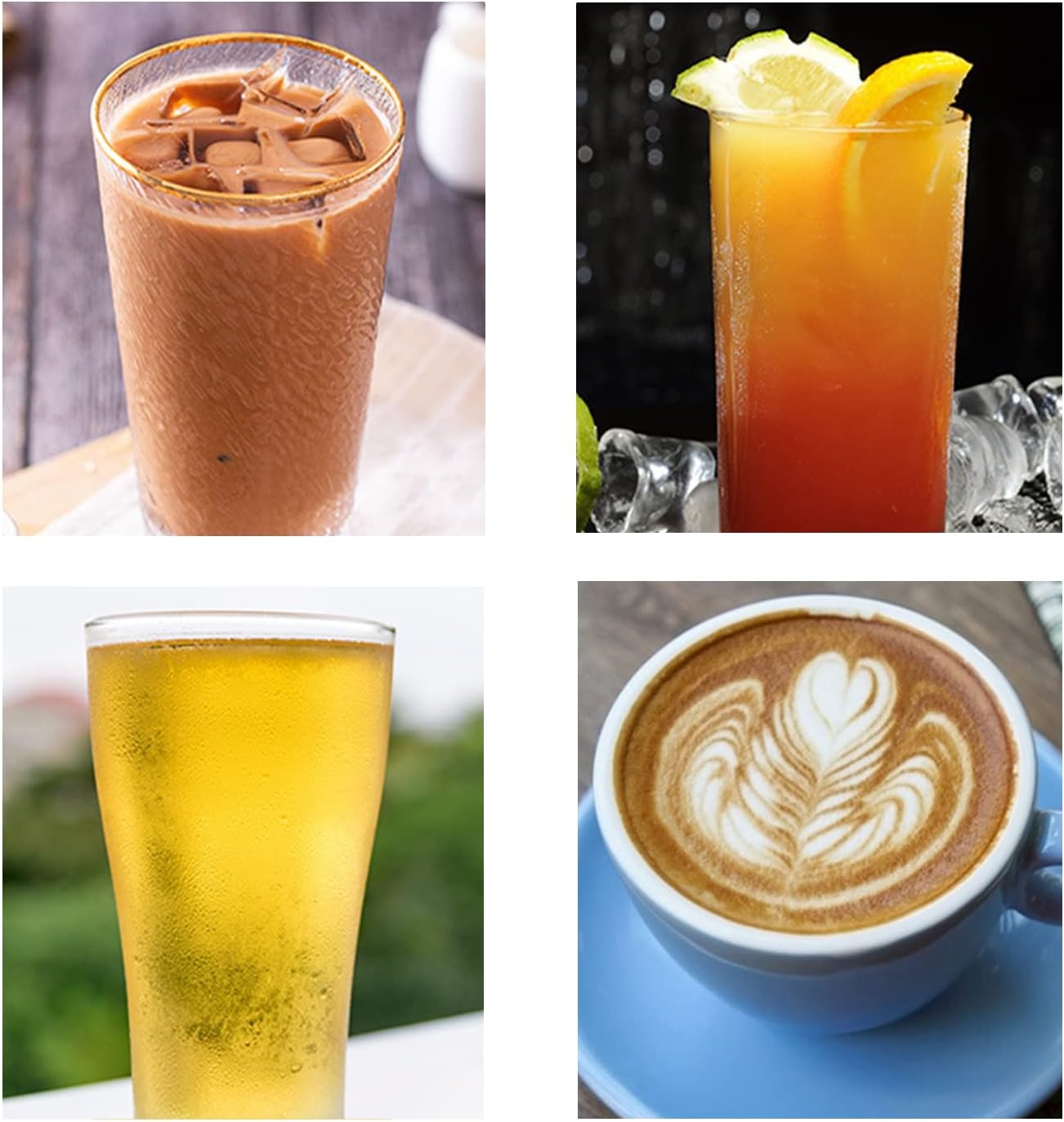 Stainless Steel Reusable Metal Straws,Extra Long Reusable Metal Straws,Metal Drinking Straws,Straight,Black gold,5 Pieces.