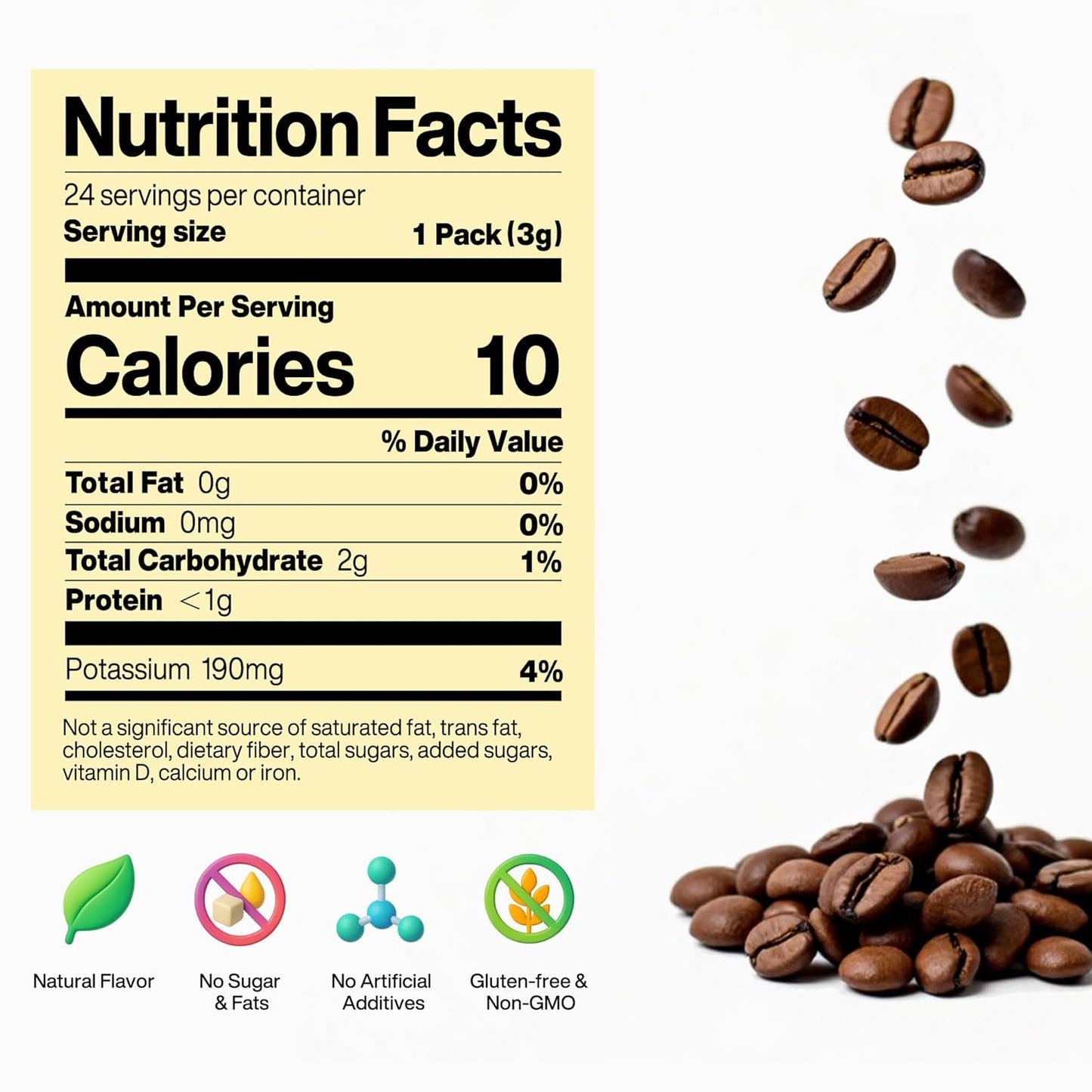 SATURNBIRD Coffee Instant Cold Brew, Light-Medium Roast, Woody & Smooth Blend of 100% Specialty Arabica, Enjoy Hot or Cold, Freeze Dried Iced Coffee, 24 Single Servings for Home, Travel, Office (NO.2)