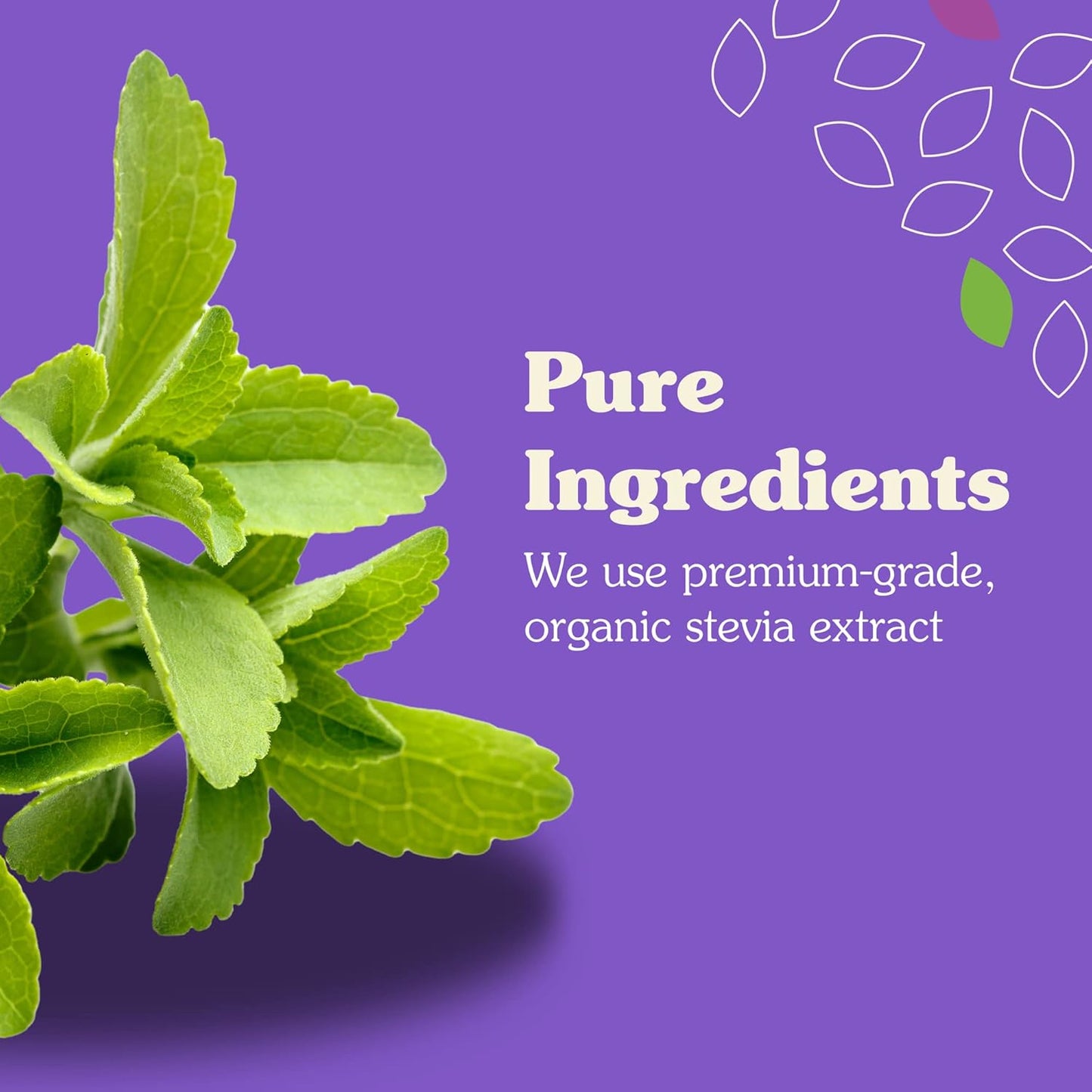 NuNaturals Stevia Simple Syrup, Sugar-Free Sweetener, Plant-Based Sugar Substitute, Zero Calorie, 16 oz