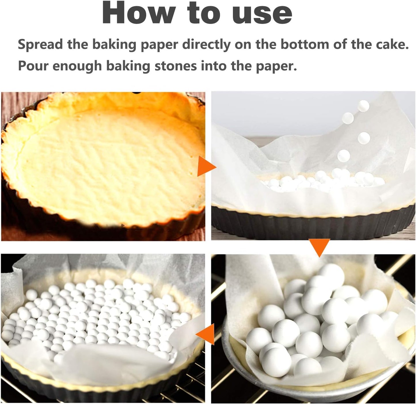 2.2Lb Ceramic Pie Weights Baking Beans Pie Crust Reusable 10mm Weights Natural Ceramic Stoneware with Wheat Straw Container (35 Oz Total) (Green)