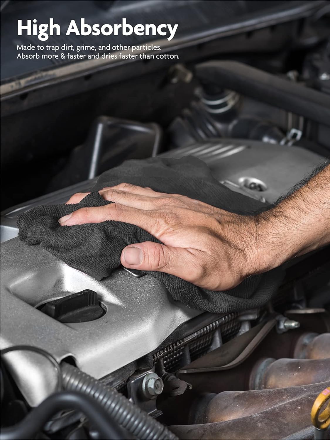 Fantasticlean Microfiber Cleaning Cloth Roll -75 Pack, Tear Away Microfiber Towels, 12" x 12", Reusable, Washable, Scratch Free, Ultra Absorbent for Car, Home Supplies (DimGray)