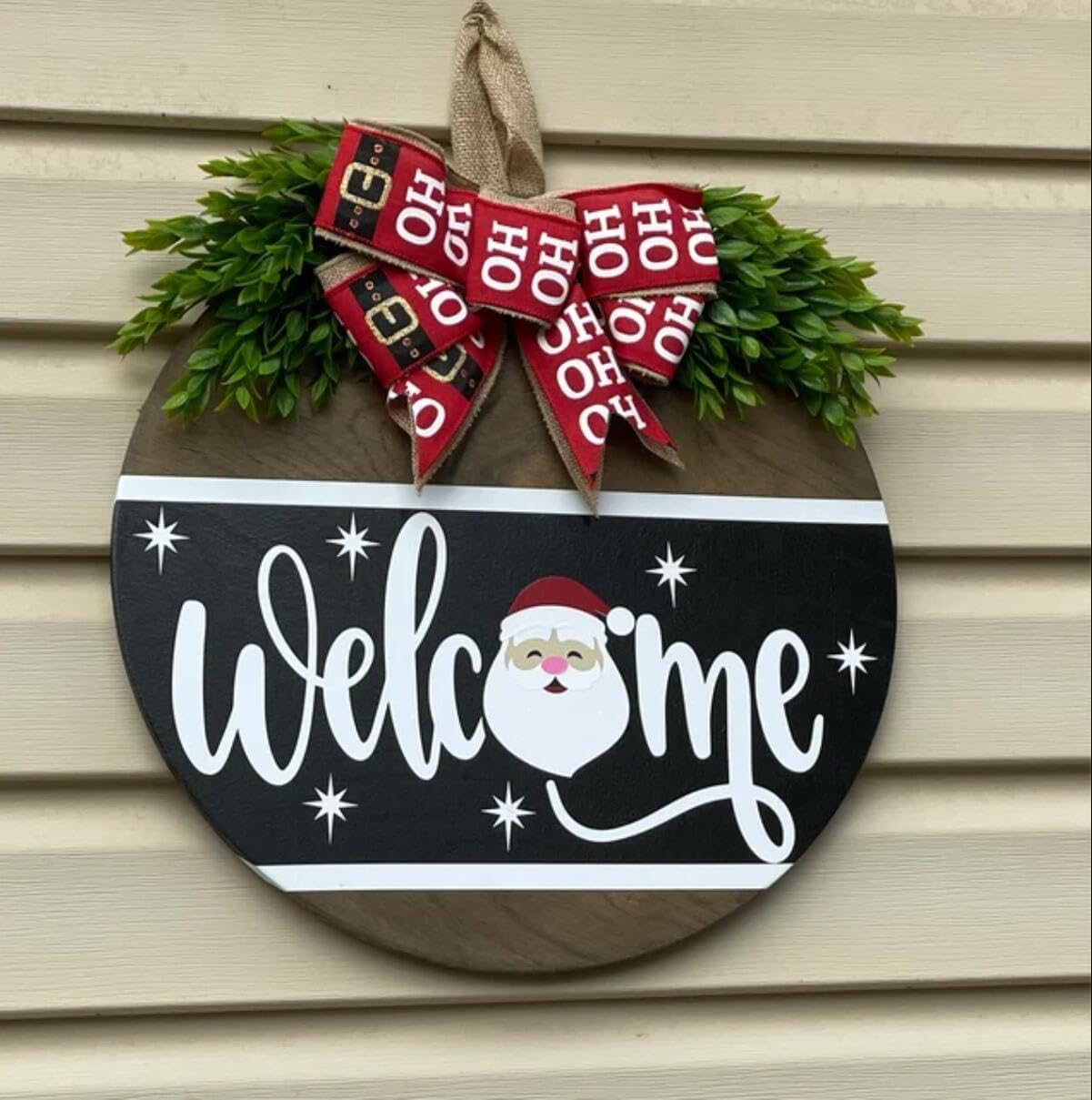Large Christmas Stencils 12” Christmas Stencil for Painting on Wood Holiday Stencils for Crafts Reusable Merry Christmas Drawing Templates for Door Hanger Porch Wreath Doormat Decor