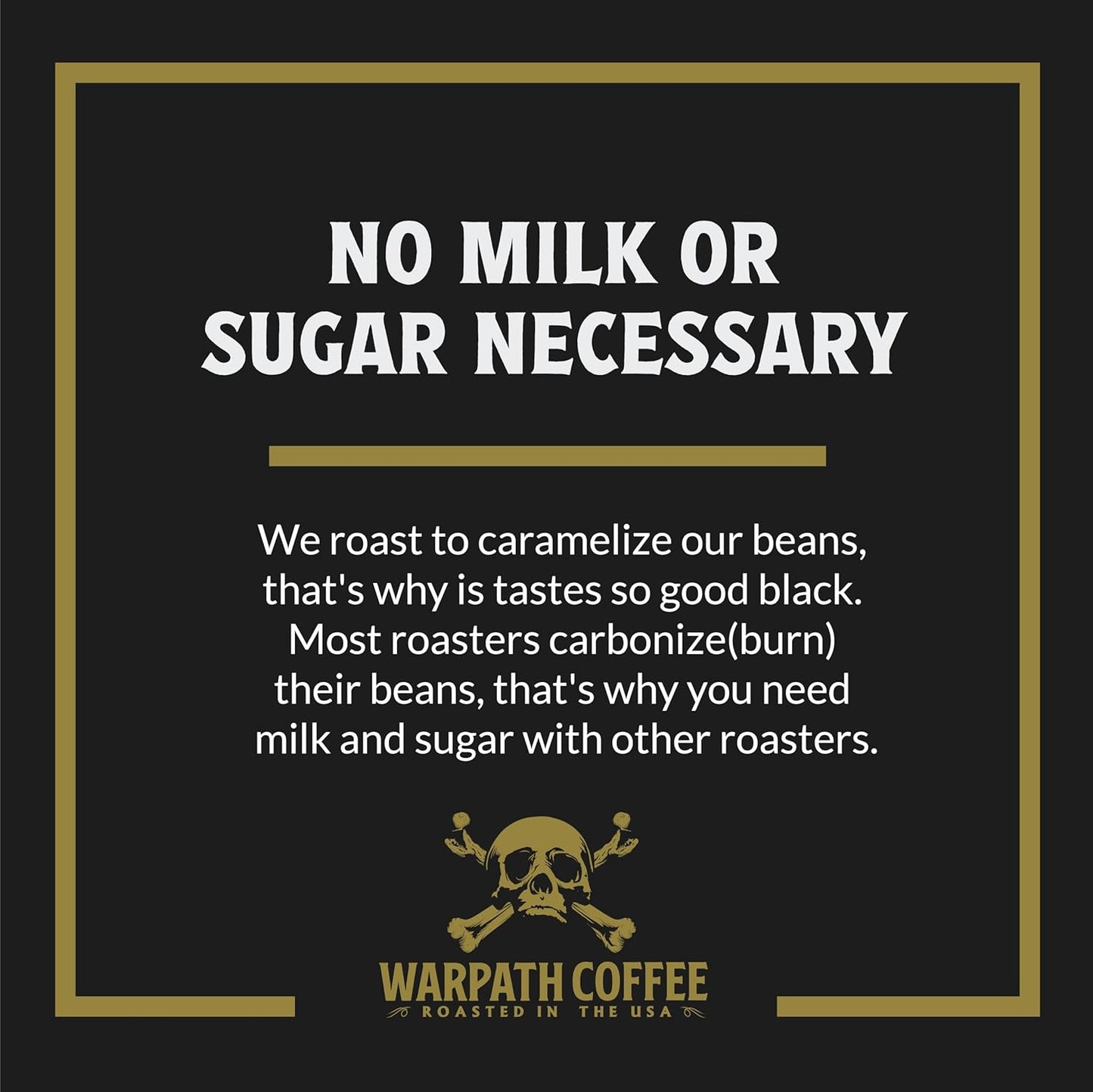 Warpath Coffee Light Roast Whole Bean Coffee, Dark Chocolate Blend, High Caffeine, Extra Strong Roasted 100% Arabica Coffee Whole Beans, Rich Aroma, Full Bodied Intense Cup, Created by Navy SEALs 12oz