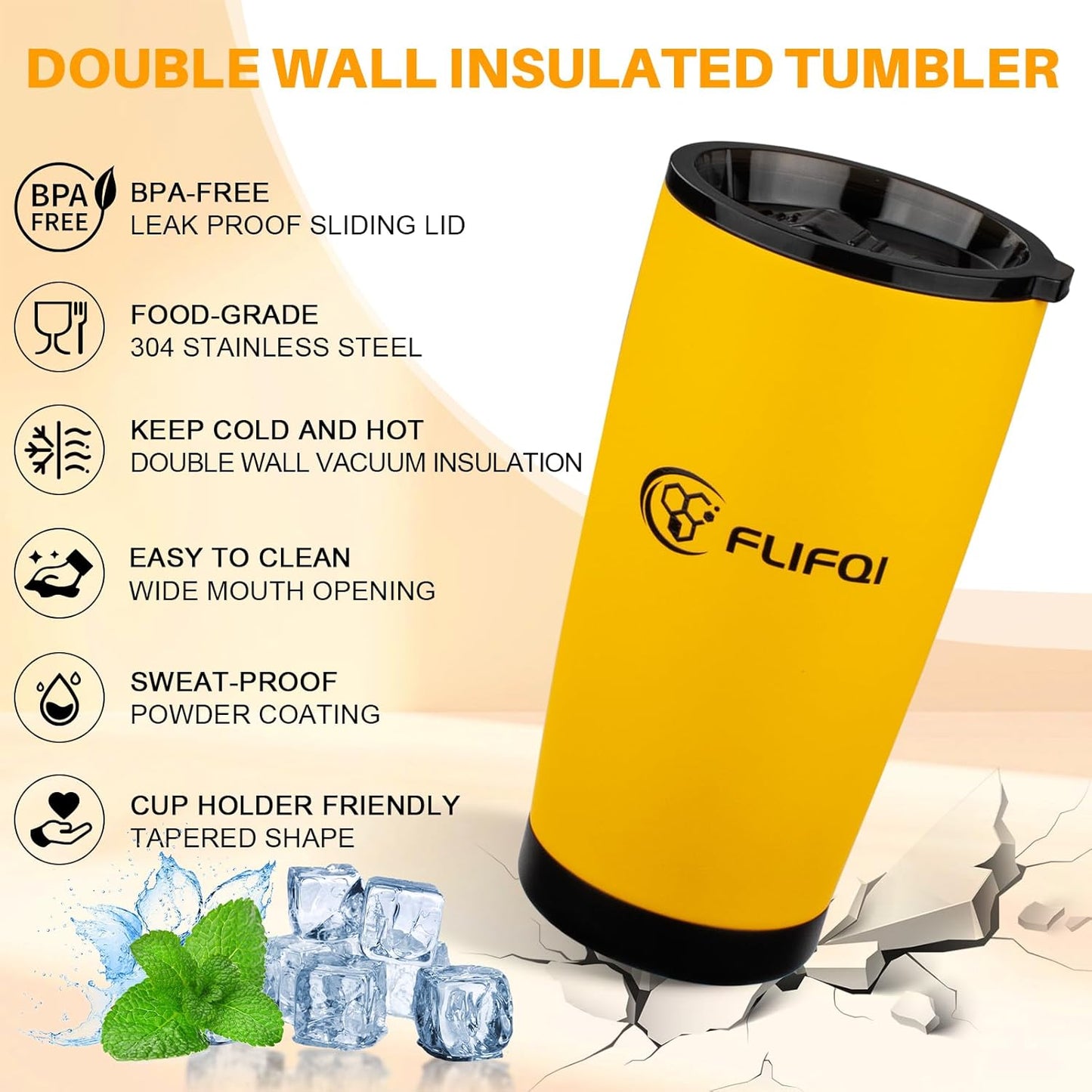 Ideal Gift for Women 20oz Tumbler with Lid & Straw Double Wall Vacuum Insulated Travel Coffee Mug Stainless Steel Tumbler Thank You Gift Birthday & Friendship Present for Mom Friends Sister Coworkers