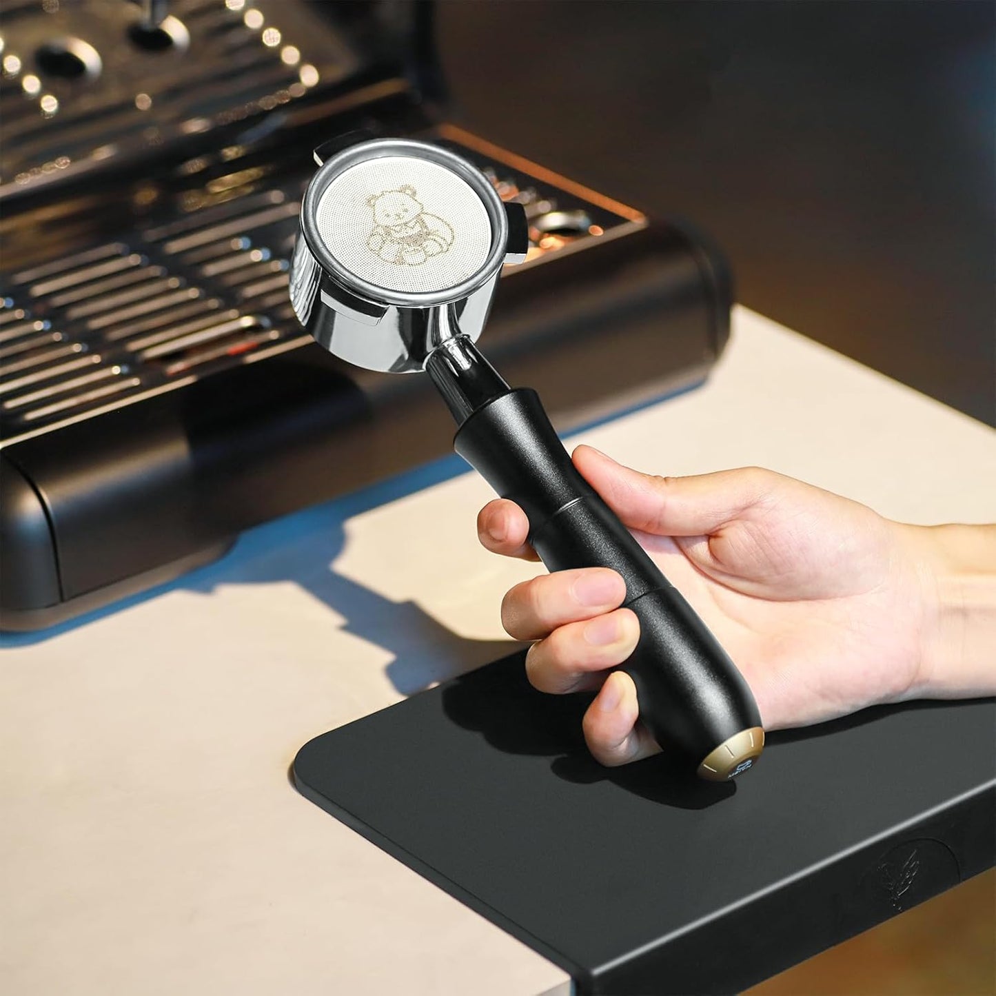 MEION 58.5mm Espresso Puck Screen-3 Pack 0.2mm Ultra Thin Espresso Puck, Stainless Steel Reusable Coffee Filter, Compatible with Espresso Machine 58mm Portafilter Basket