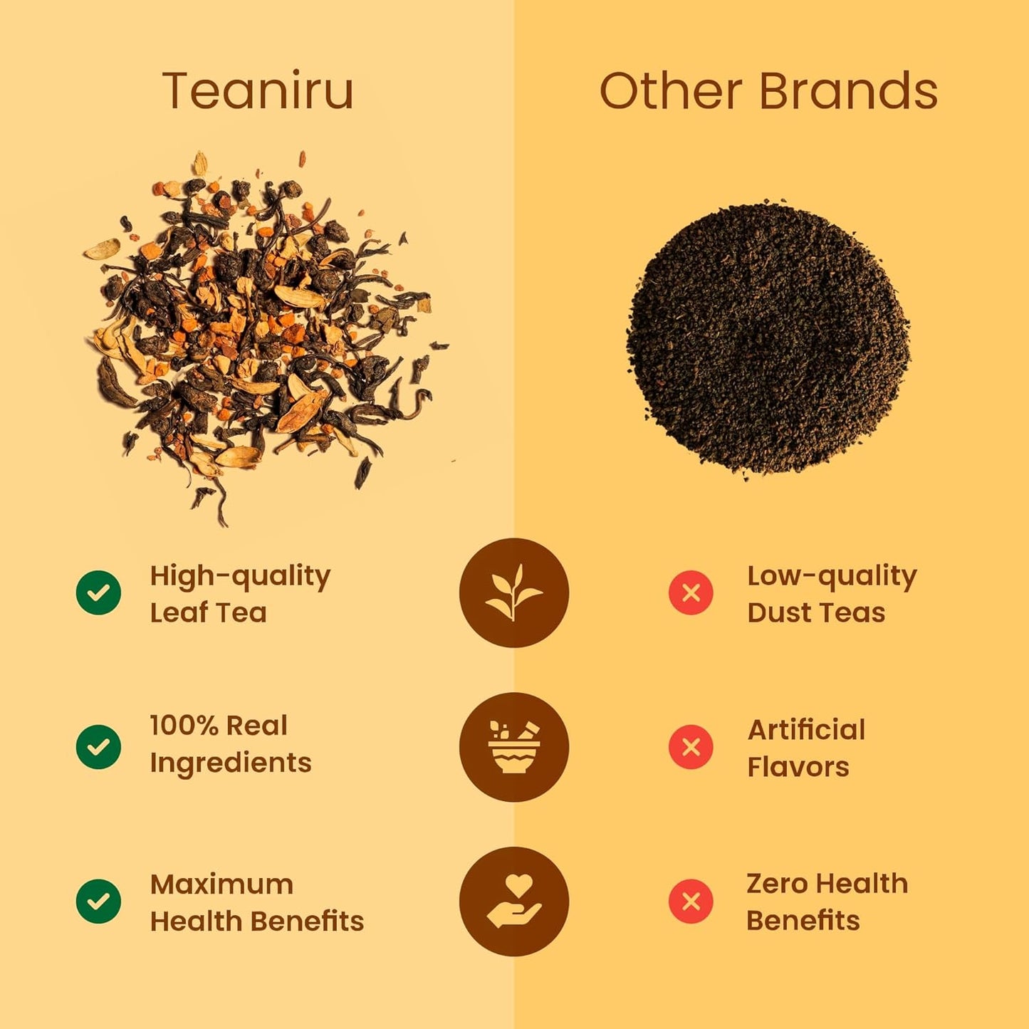 Teaniru, Christmas Grandeur Tea Gift Box - 1 carton (Box of 20) | 3 Flavors - Loose Leaf Tea Sampler in Luxury Gift Box | Assorted Bulk Tea Gifts for All