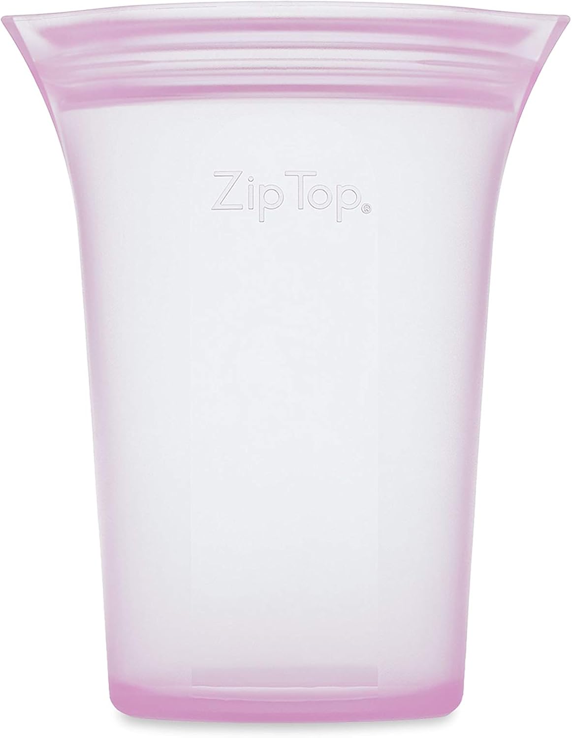 Zip Top Reusable Food Storage Bags | Medium Cup [Lavender] | Silicone Meal Prep Container | Microwave, Dishwasher and Freezer Safe | Made in the USA