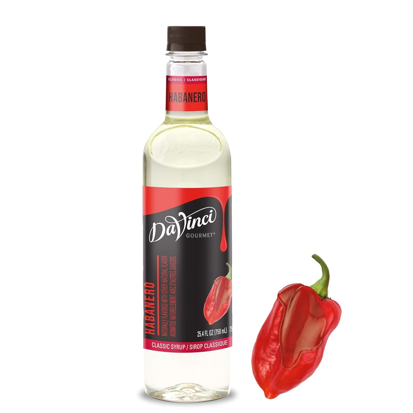 DaVinci Gourmet Classic Habanero Syrup, 25.4 Fluid Ounces (Pack of 1)