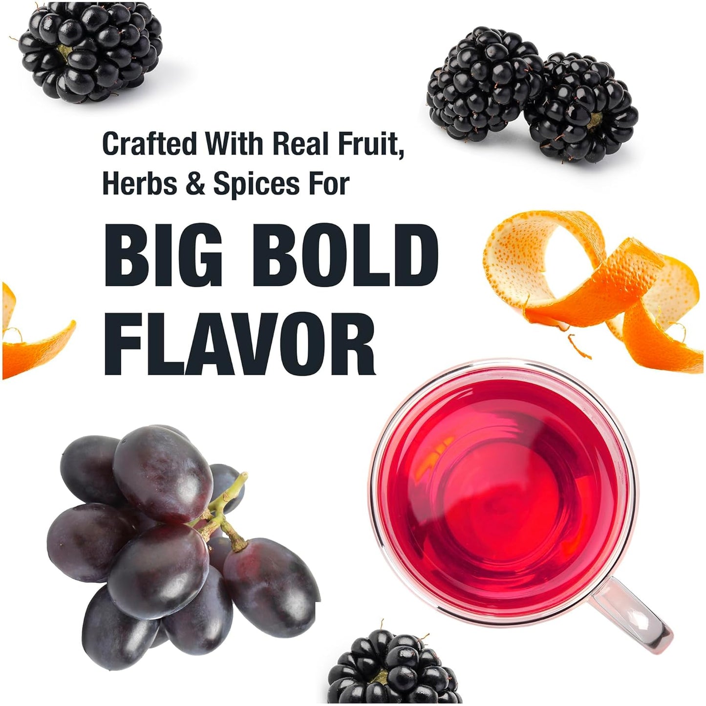 Tiesta Tea - Grape Escape, Loose Leaf, Juicy Grape Herbal Tea, Non Caffeinated Fruit Blends, Make Hot or Iced Up to 50 Cups, 4 oz Refillable Tin