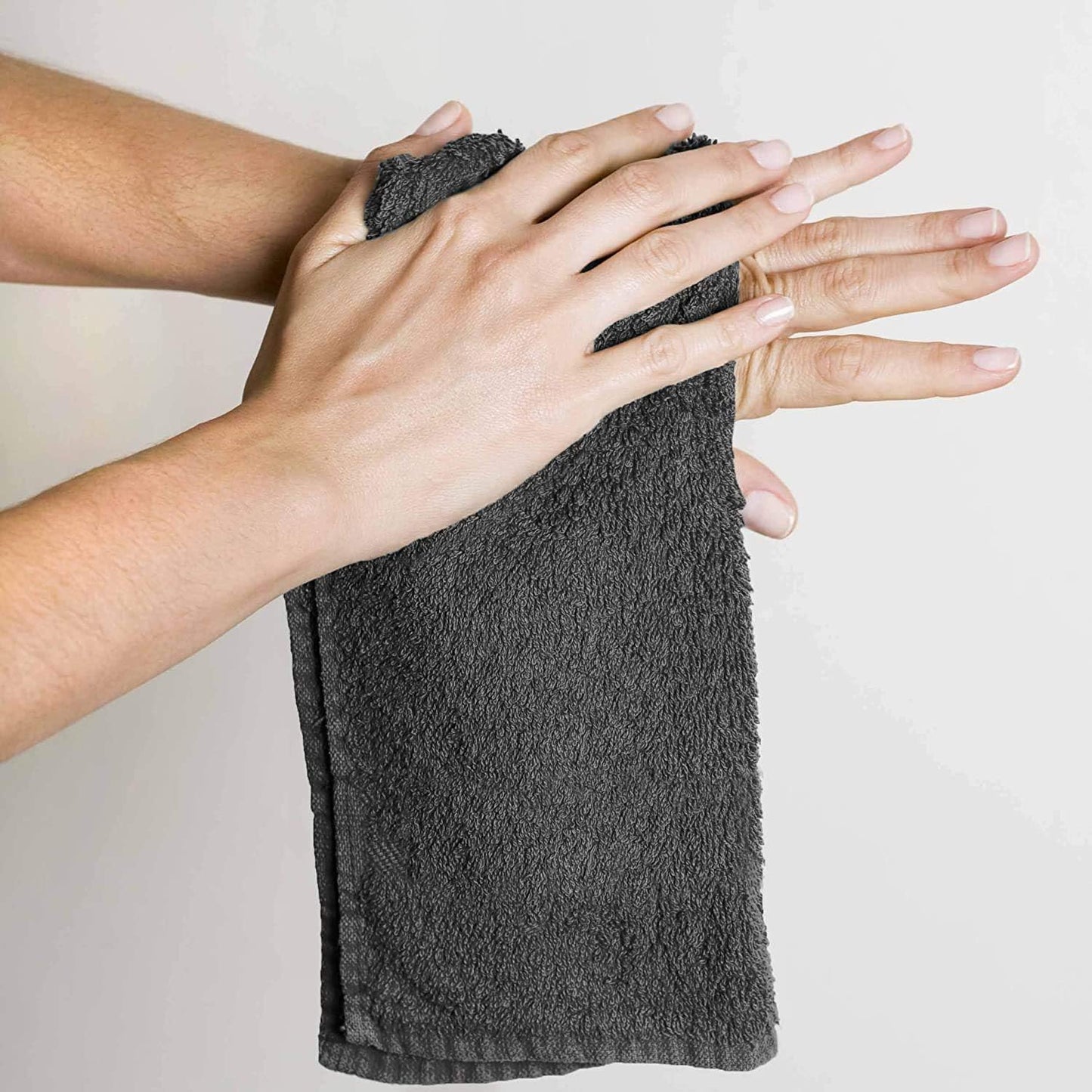 Utopia Towels Kitchen Bar Mops Towels, Pack of 216-16 x 19 Inches, 100% Cotton Super Absorbent Grey, Multi-Purpose Cleaning Towels for Home and Kitchen Bars