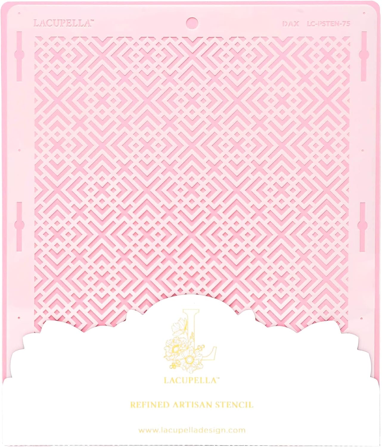 Cake Decorating Stencil for Tall Buttercream Cake, Royal Icing, Ganache, Paint, Airbrush (DAX)