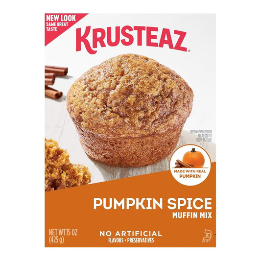 Krusteaz Pumpkin Spice Muffin Mix (15 Ounce (Pack of 2))