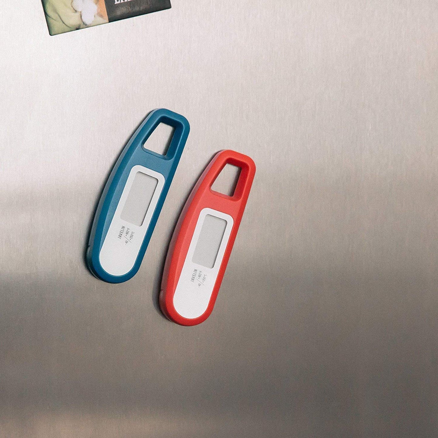 Lavatools Javelin® Ultra-Fast 2-Second Digital Instant Read Meat Thermometer for Grill and Cooking, 2.75" Probe, Compact Foldable Design, Large Display, IP65 Water Resistant, NSF Certified – Milk