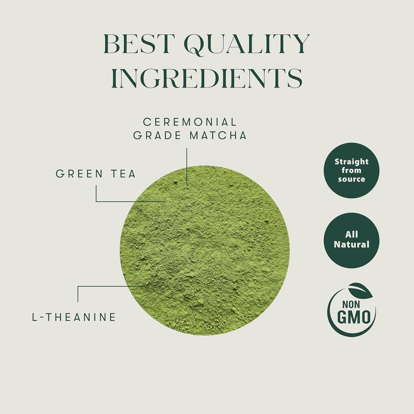 Luxmi Estates - Pure Matcha - Ceremonial Grade Matcha Powder - 50g | Organic, Stone-Ground Matcha Tea, Rich in Antioxidants | Authentic Zen Tea Experience