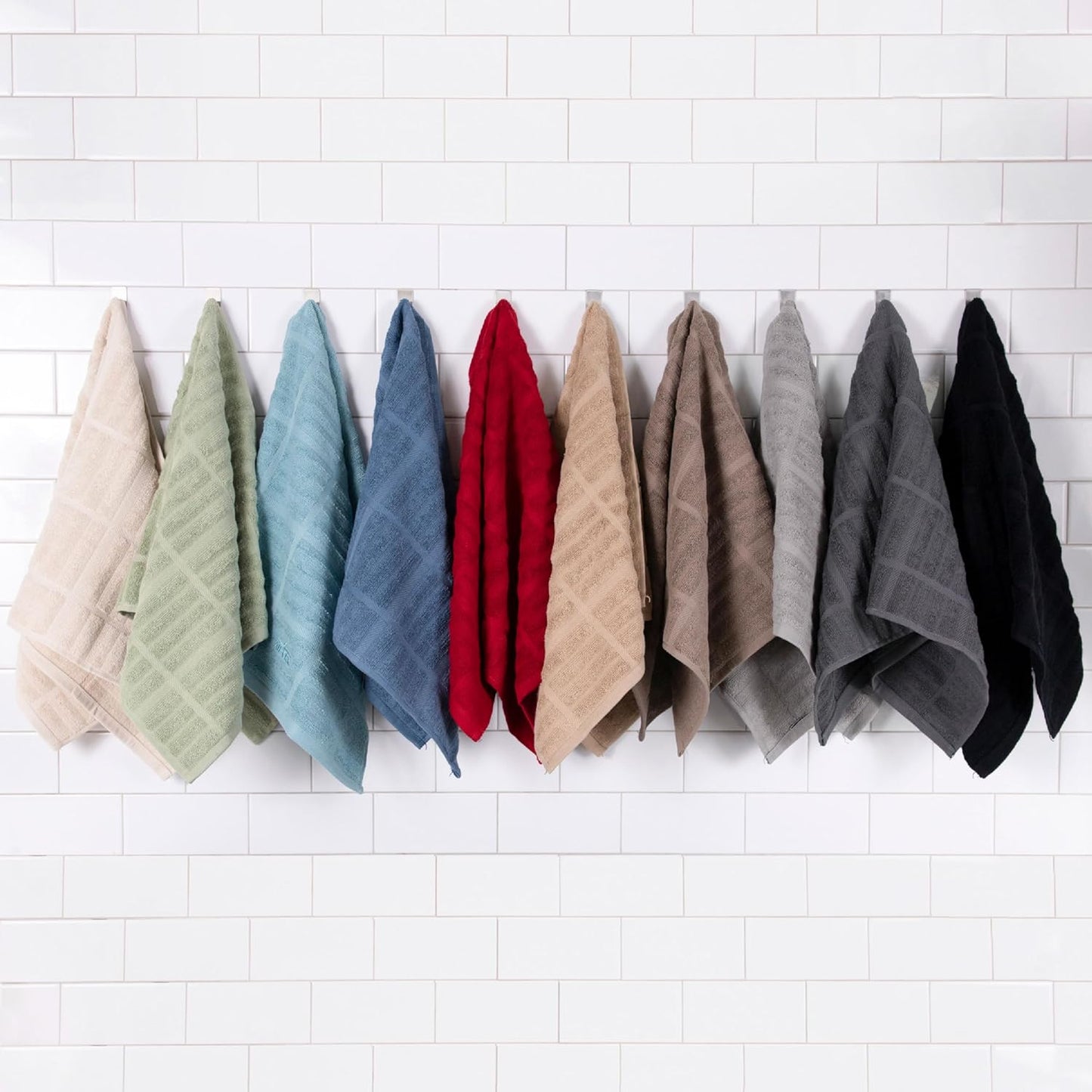 All-Clad Solid Kitchen Towel: Highly Absorbent, Super Soft Long Lasting - 100% Cotton, 17"x30" Tea Towel for Cleaning & Drying Dishes, Pans, Glassware, or Countertops, (1-Pack), Chili